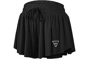 Womens Flowy Athletic Shorts for Women Gym Workout Running Yoga Skirts