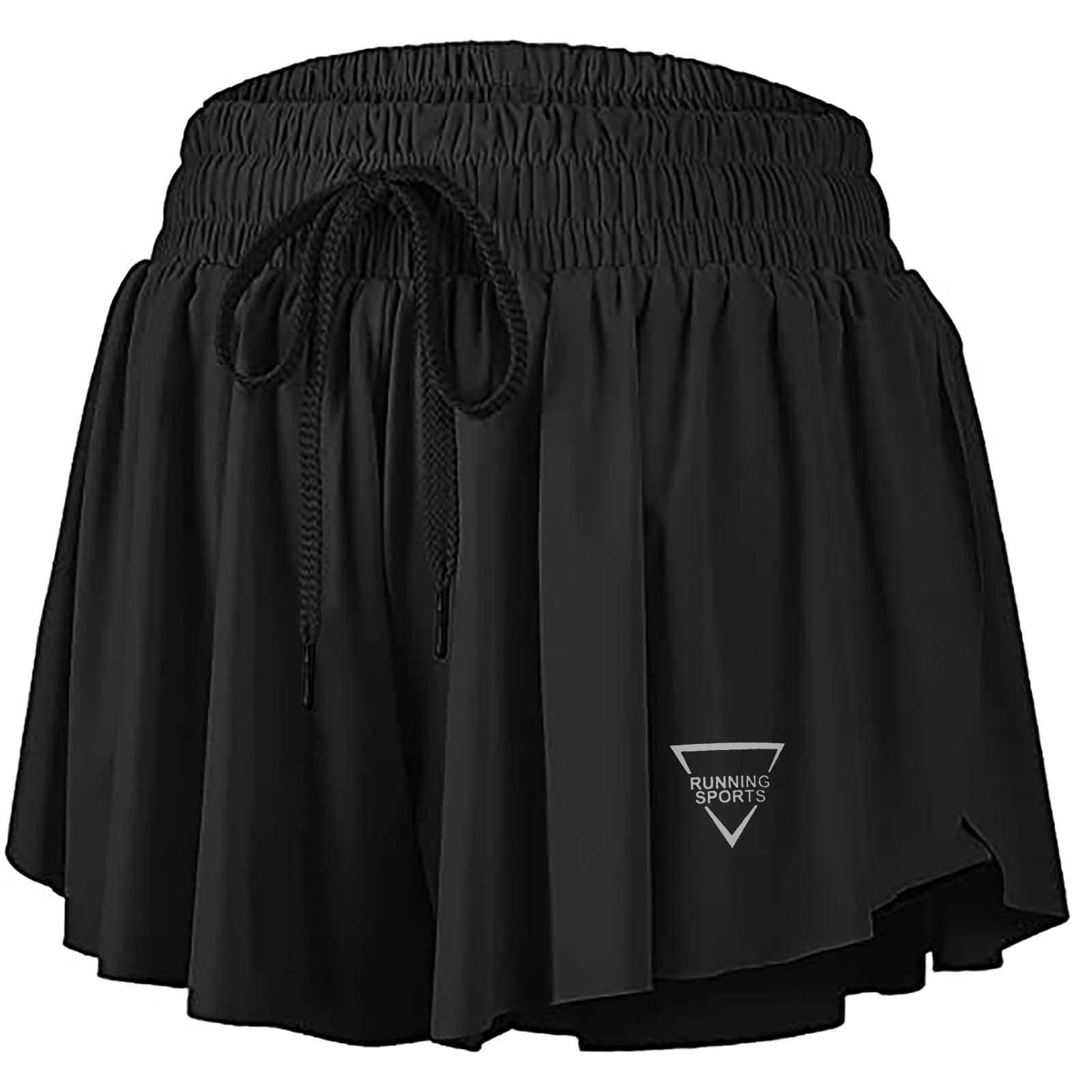 JoyGirl Short de Sport 2 en 1 pour Femme - Séchage Rapide - Short de Course - Gym - Yoga - Tennis - Jogging - Short d'été avec Poches