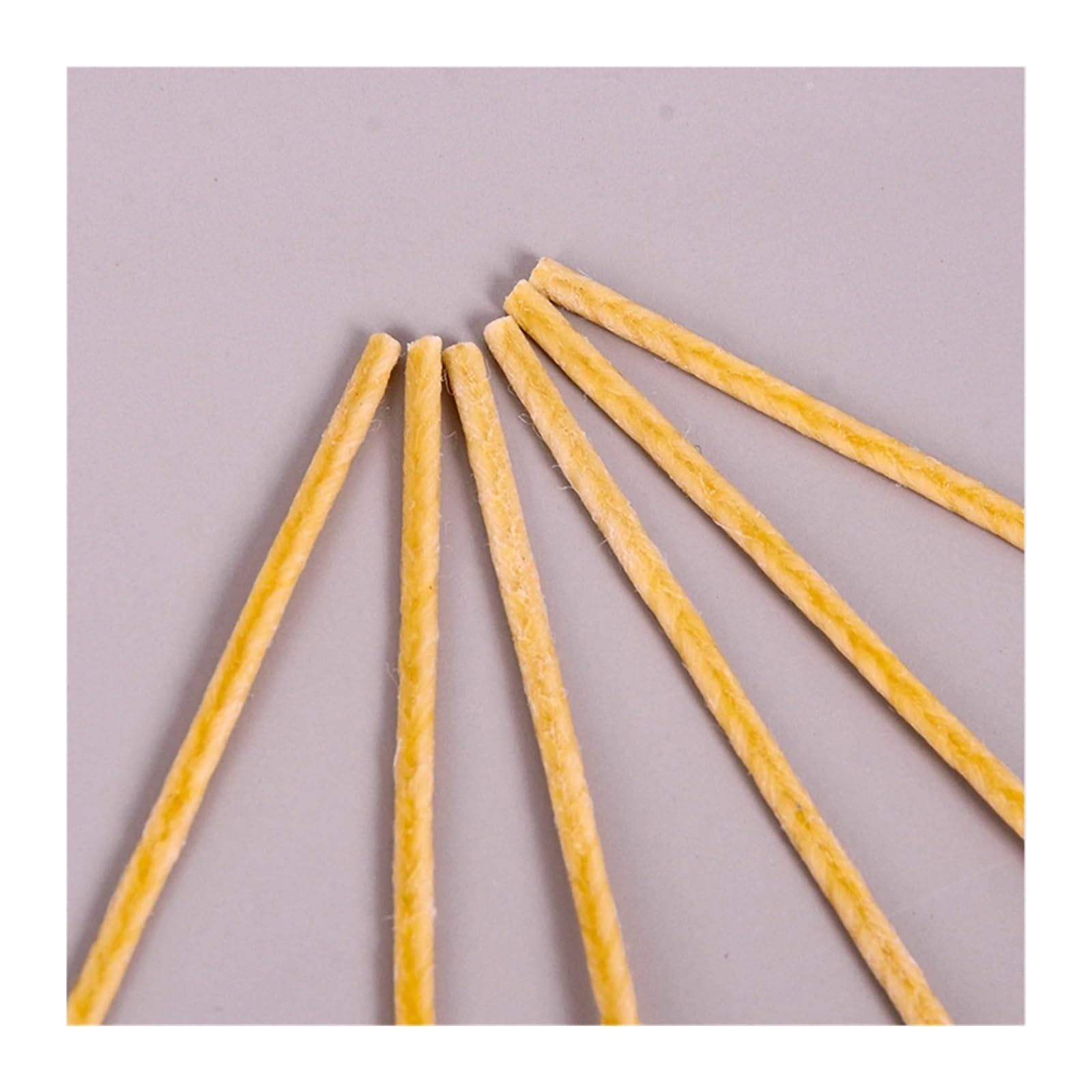 Kerzendocht 500 Stück Bienenwachs-Kerzendochte, Vorgewachst for Die Herstellung(Length 9cm)