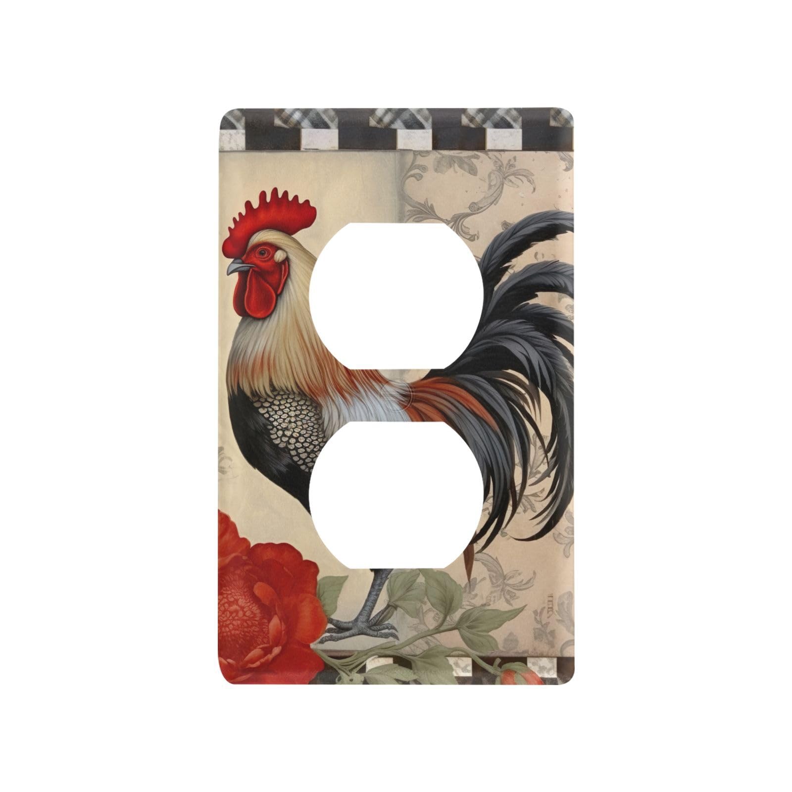 Plaque murale vintage coq pour sublimer l'ambiance chaleureuse de votre cuisine