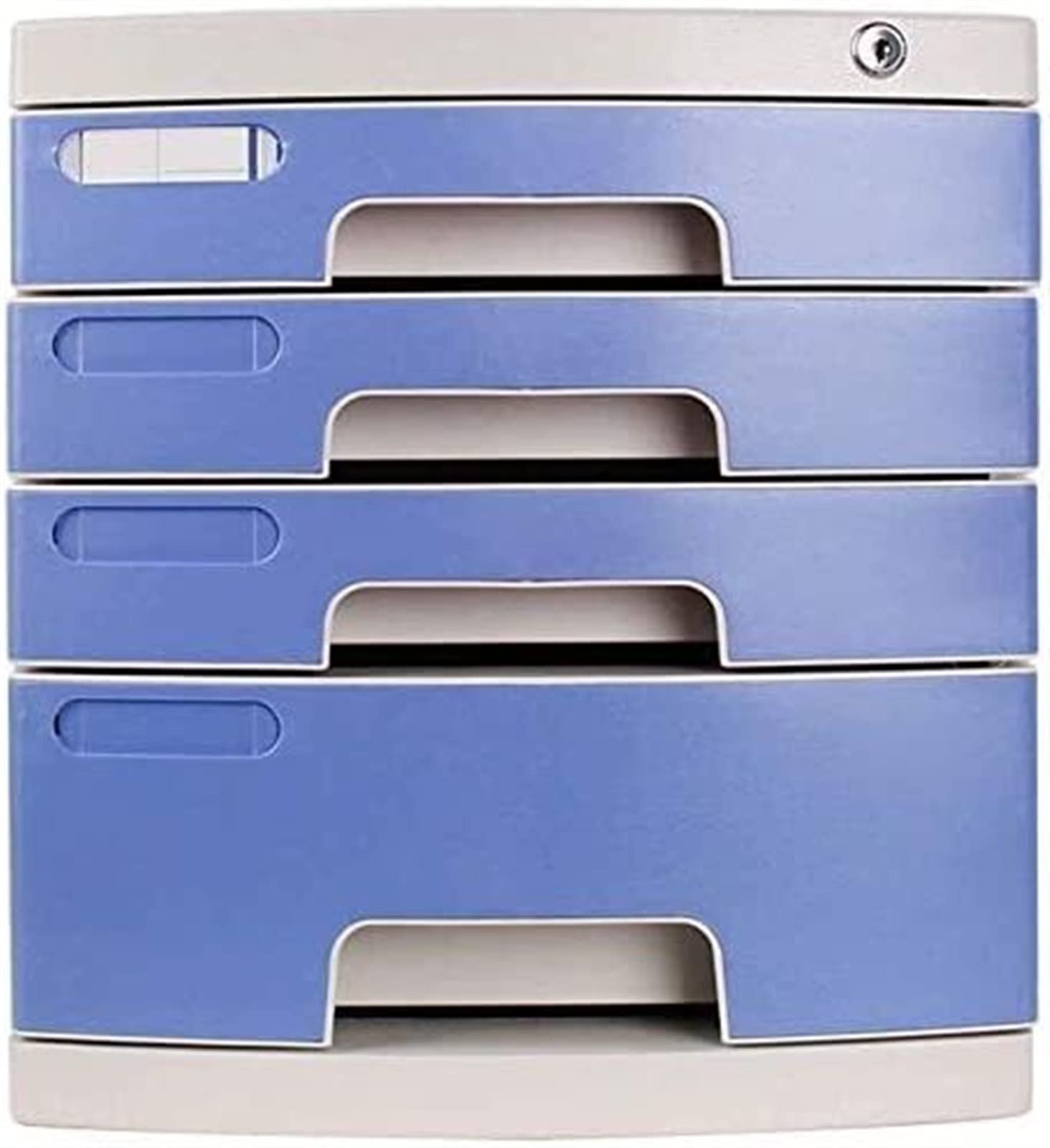 SaryEdge Data Cabinet Office Desktop with Lock File Cabinet Office Plastic Combination Cabinet Sturdy Thickening,