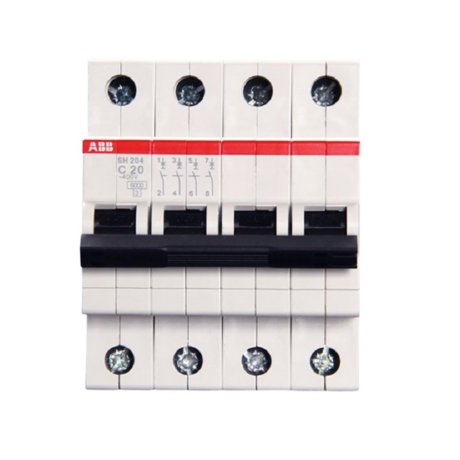Disjoncteur S200-M 4P pour tableau électrique triphasé de maison et tertiaire