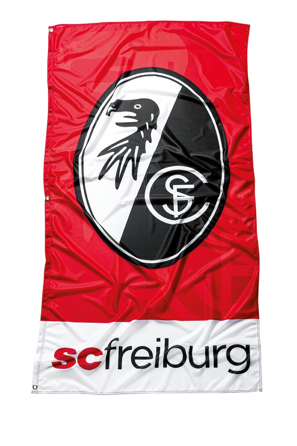 Hissfahne 100 x 200 cm SC Freiburg - Fahne Hochformat/rapeau/bandera/Flag/Flagge/Banner