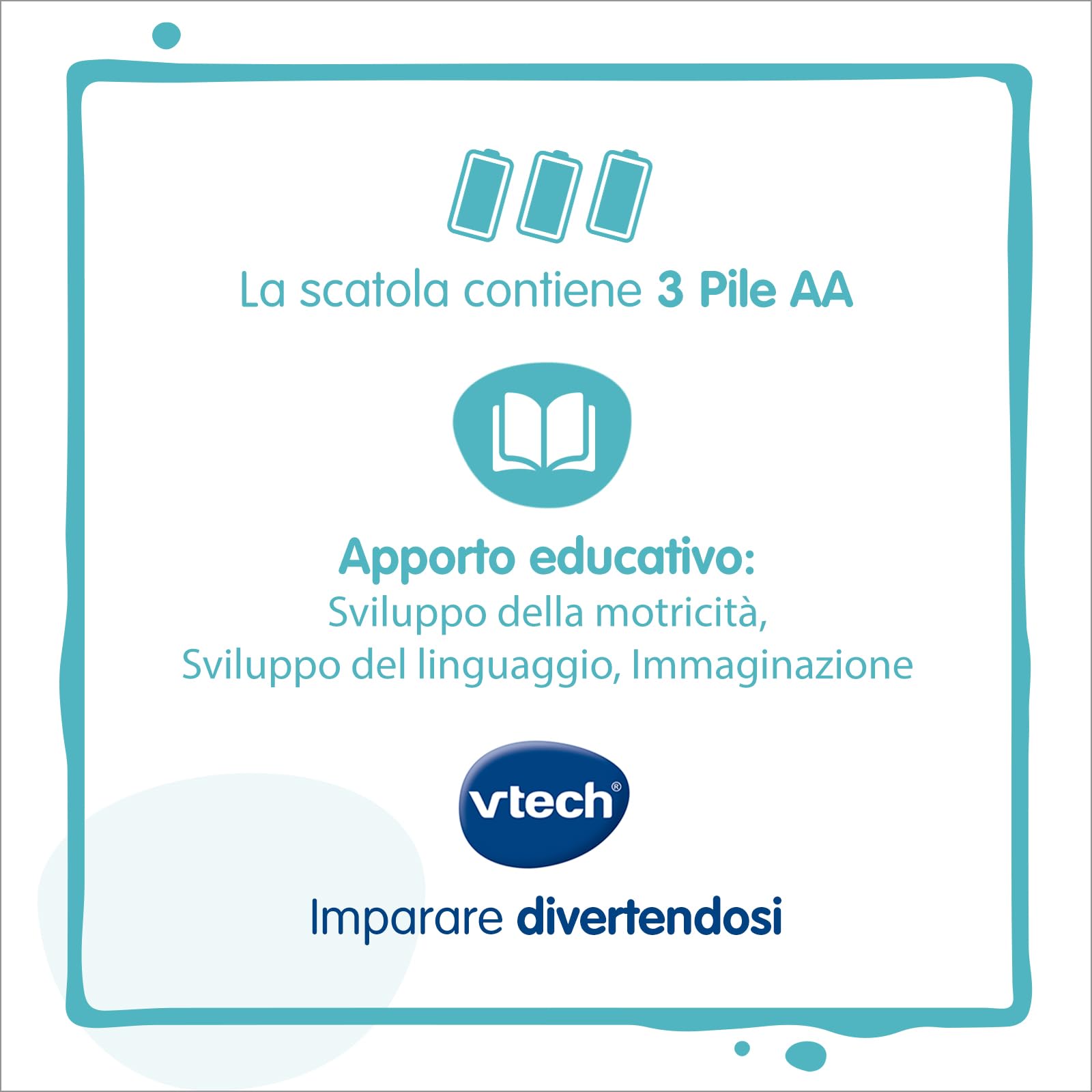 VTech Edo, Maxi Treno Cavalcabile, Trenino Elettrico e Giocattolo Multiattività 7 in 1, Gioco Forme con Oltre 270 Suoni, Melodie e Blocchi Educativi, Lingua Italiana, Batterie Incluse, 12-36 Mesi