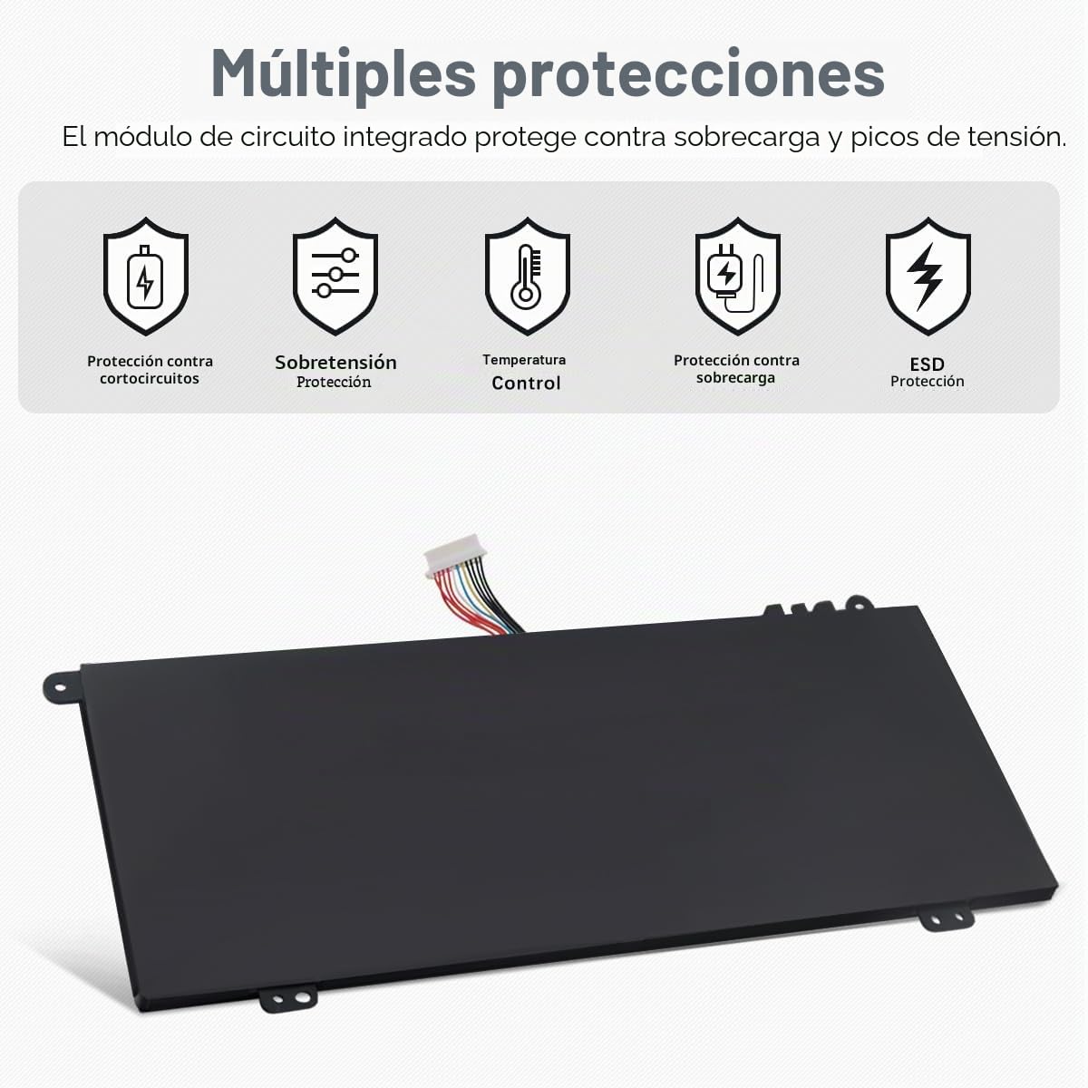 4588105-2S 4588106-2S Batería para Dynabook Satellite Pro C50-G C50-J C50-E C50-H C40-G C40-H C40-J CS40L CS50L, para MEDION Akoya E15403 40071698 40072215 4588106 7.6V 6000mAh