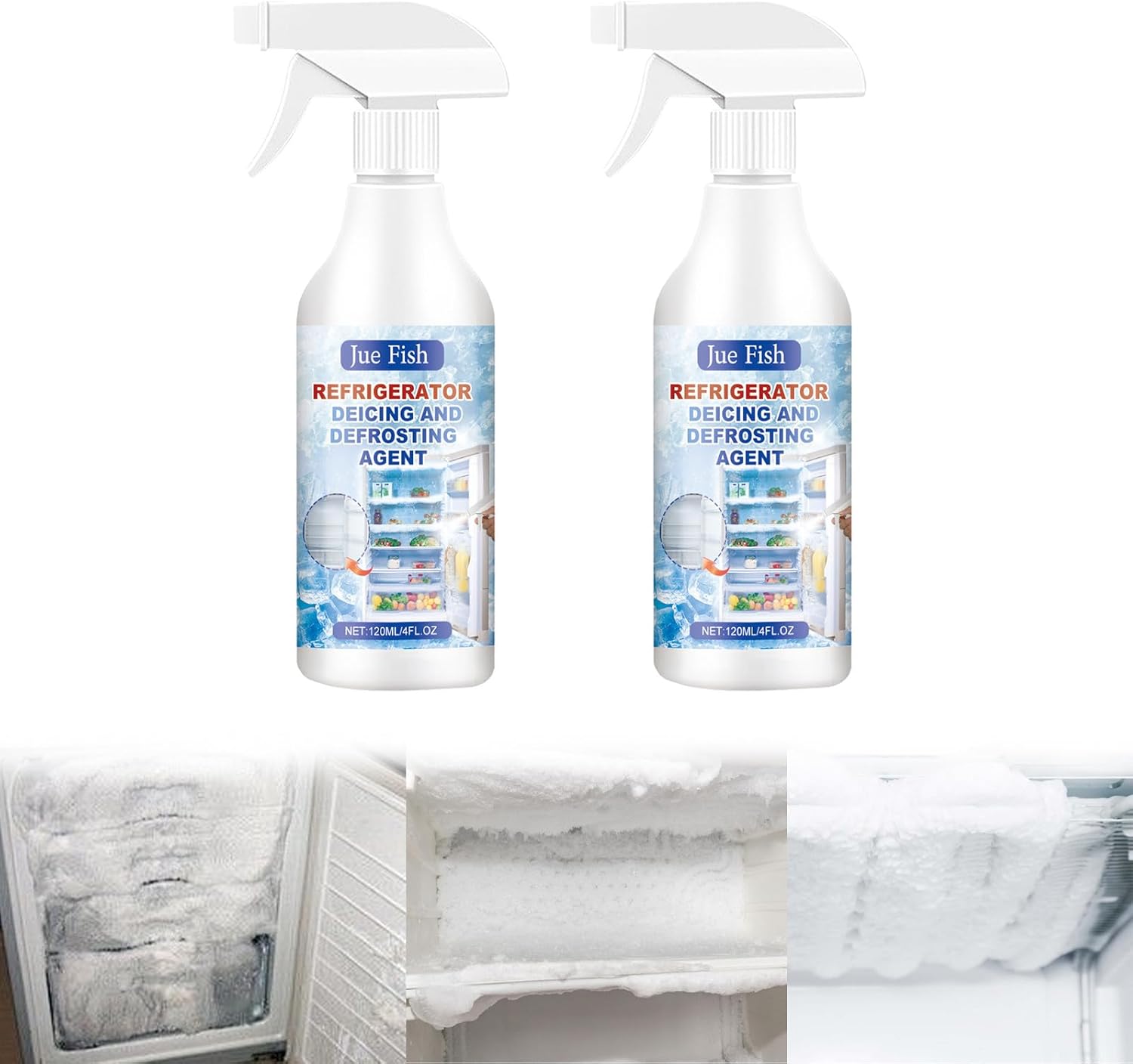 Refrigerator Defrosting Deicer Agent, Fridge Freezer Ice Melting Snow