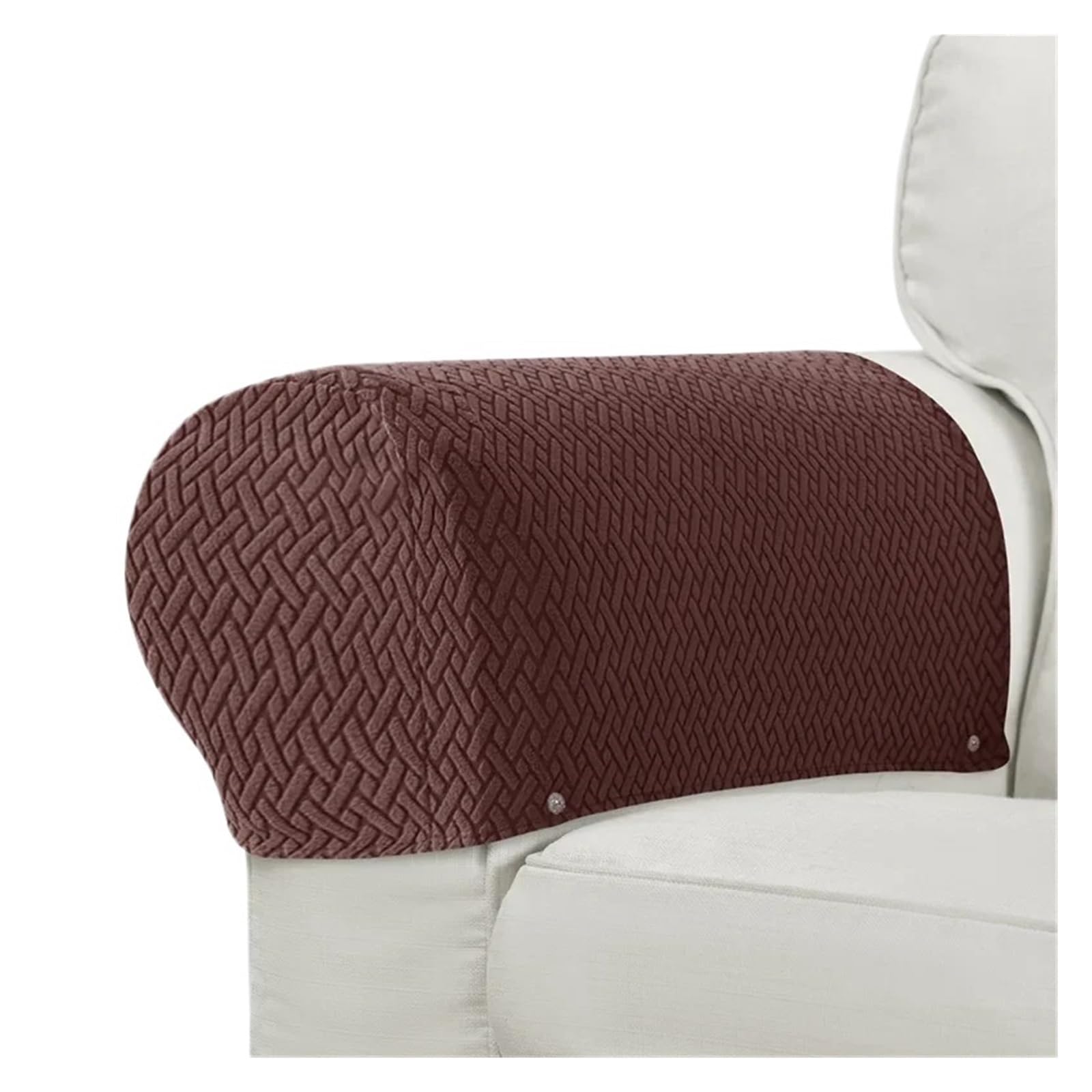 SFOIKVG Arm Covers 2pcs/set Jacquard Sofa Armrest Cover Anti-dirty Couch Chair Arm Protector Stretch Dustproof Towel Armchair Home Decor for Sofa Chair(A5 armrest cover)