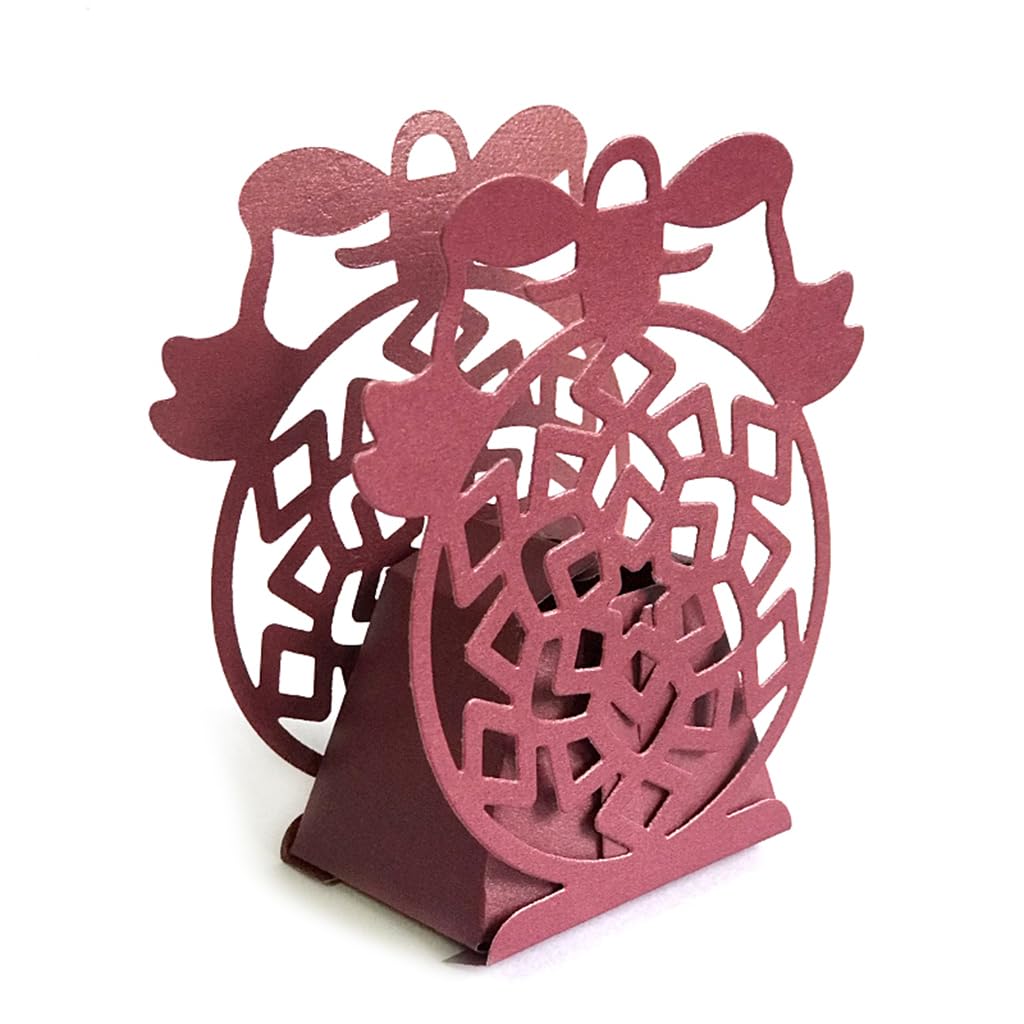 Jazuaiao Christmas Snowflake Box Metal Cutting Dies Stencil Scrapbooking Album Paper Metal Cutting Dies for Scrapbooking