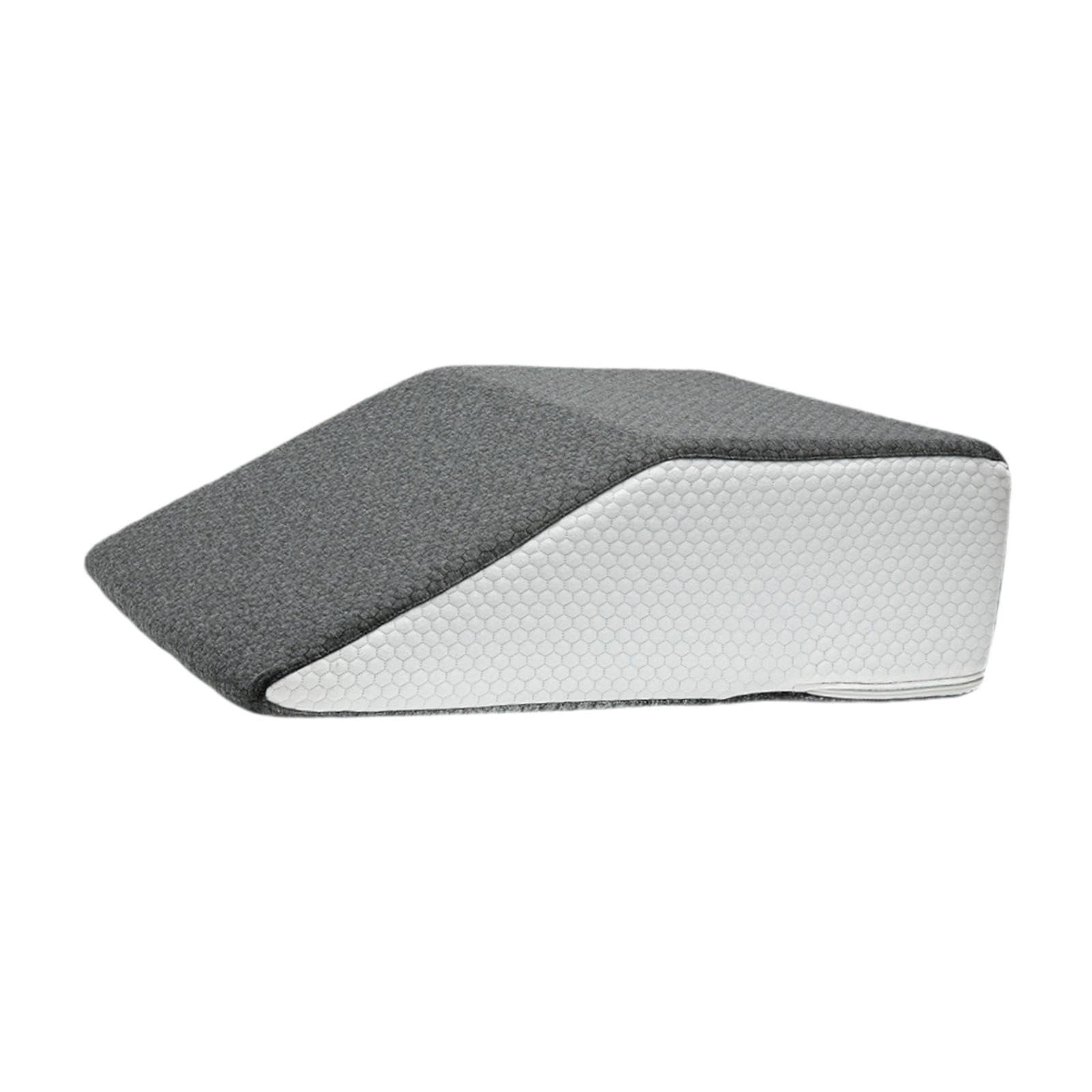 Cojín de cuña para piernas para soporte de rodilla, diseño ergonómico, espuma de poliéster ideal para dormir, leer, relajarse en la cama