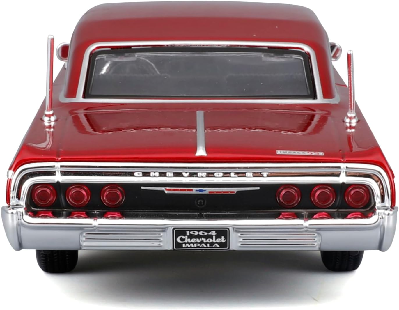 Maisto 1:24 Assembly Line 1964 Chevrolet Impala SS, Metallic Red