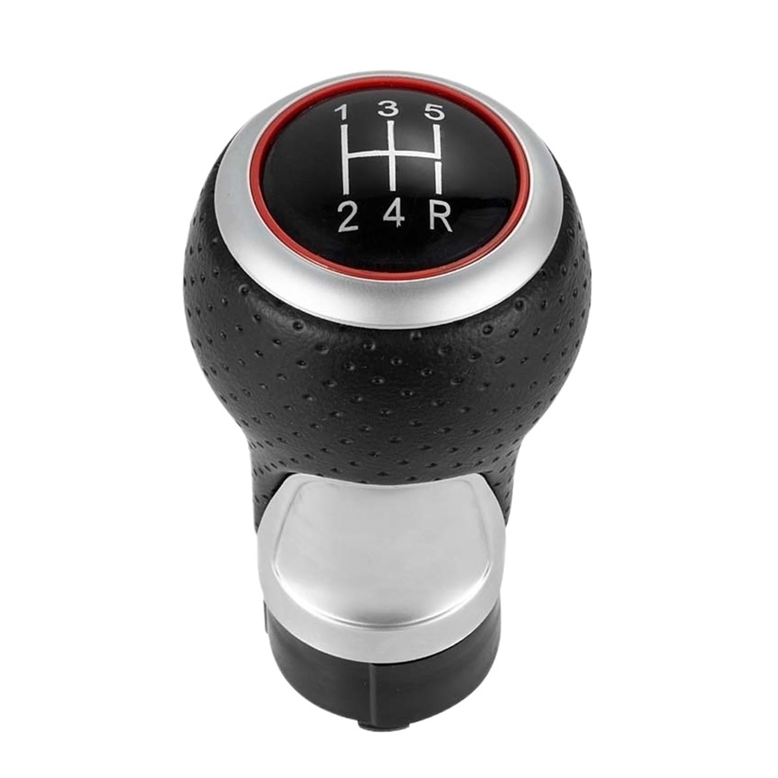 Rbevcrr Car Shift Lever Knob for Golf MK4 for Passat 12mm Gear Shift Knob Stick Shifter Pen(RED 5 Speed-1)