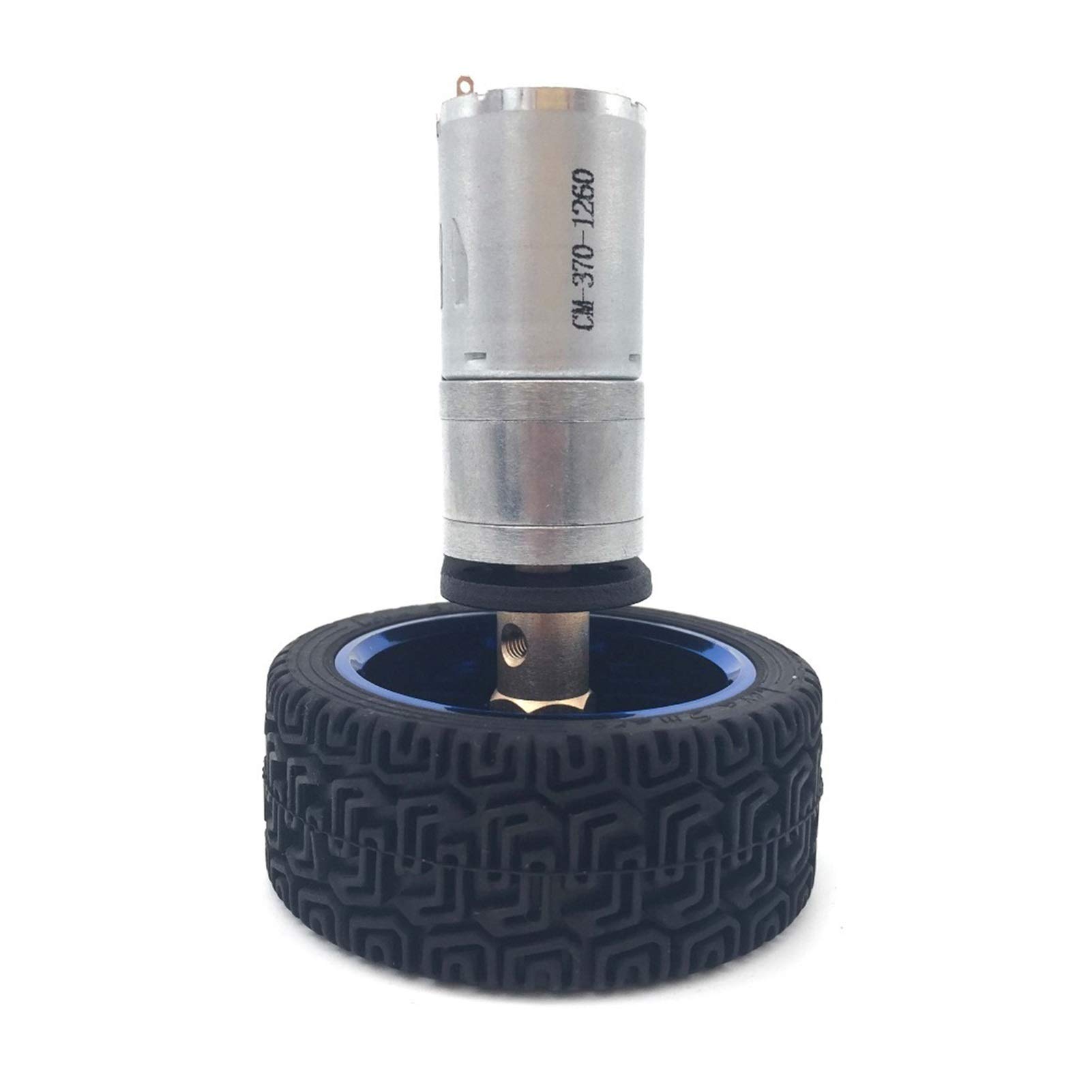 Pequeño Motor eléctrico DC 6V 12V 24V Motor de Motor Eje de 4 mm, con Soporte de Montaje Acoplamiento de 65 mm de 65 mm RPM 12-620 RPM, Usado for el Motor Modelo de automóvil
