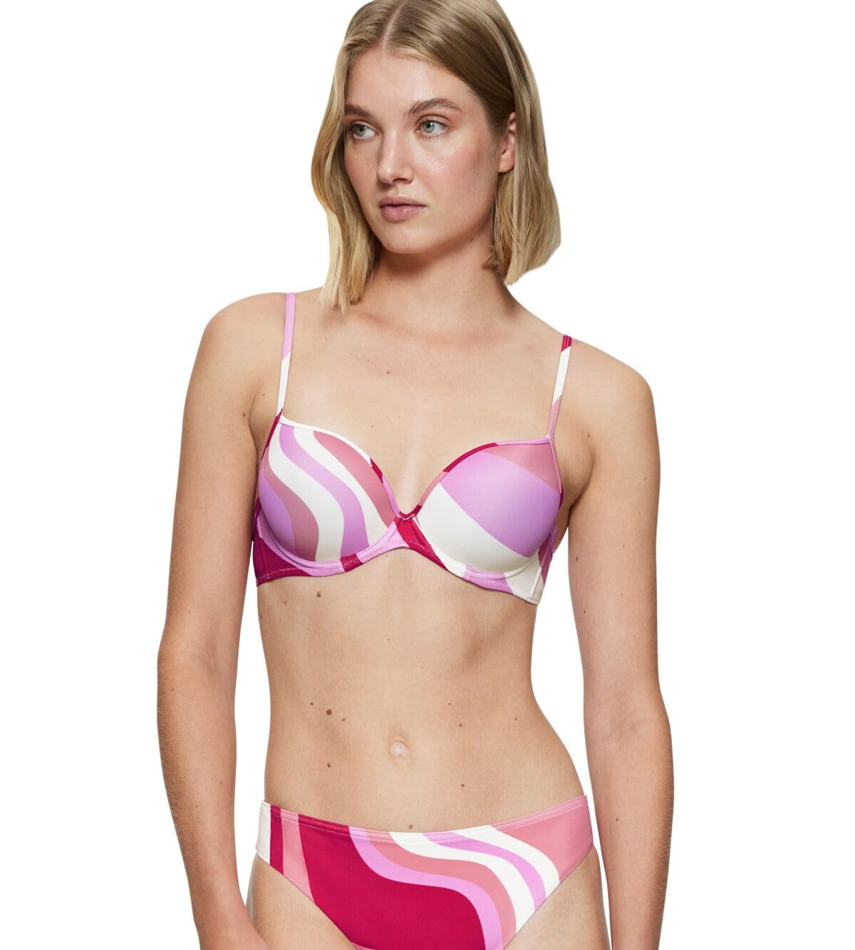 Triumph Women's Summer Mix & Match WHU Pt Bikini top, Pink-Light Combination, 18