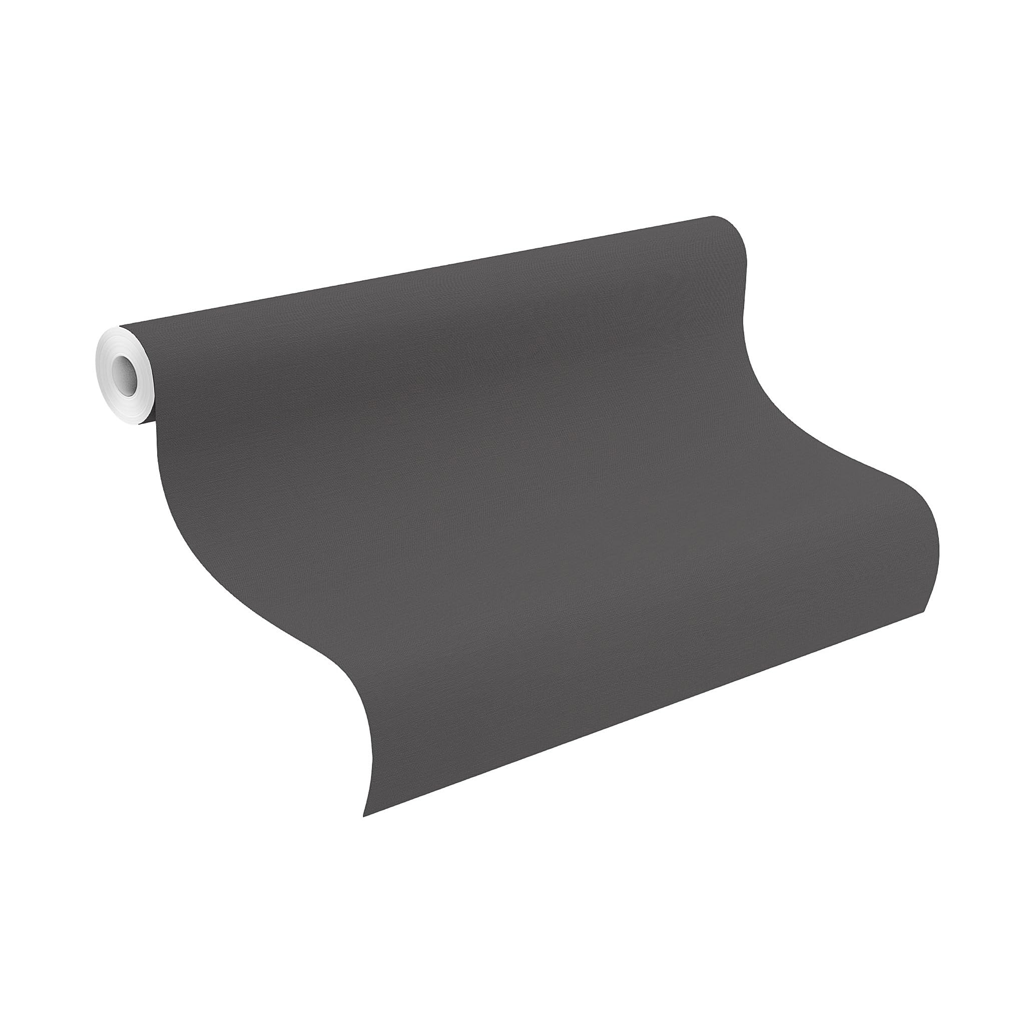 Rasch Tropical House 688023 - Papel pintado no tejido con aspecto de lino, color gris oscuro