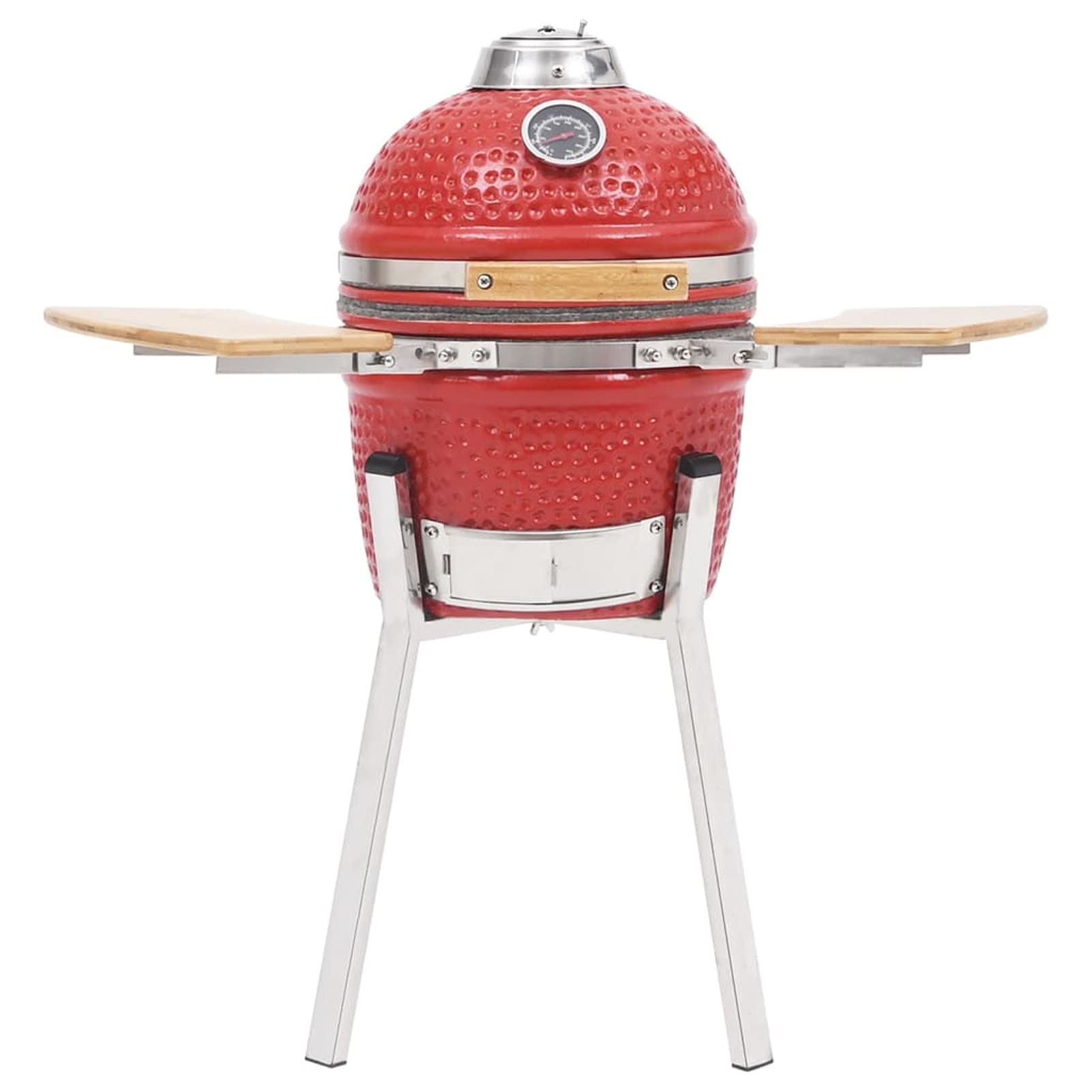 LAPOOH Barbacoa ahumadora Kamado de cerámica 76 cm, Barbacoa Carbon, Ahumador Barbacoa, Parrilla De La Barbacoa, Barbacoa Carbon Y Leña