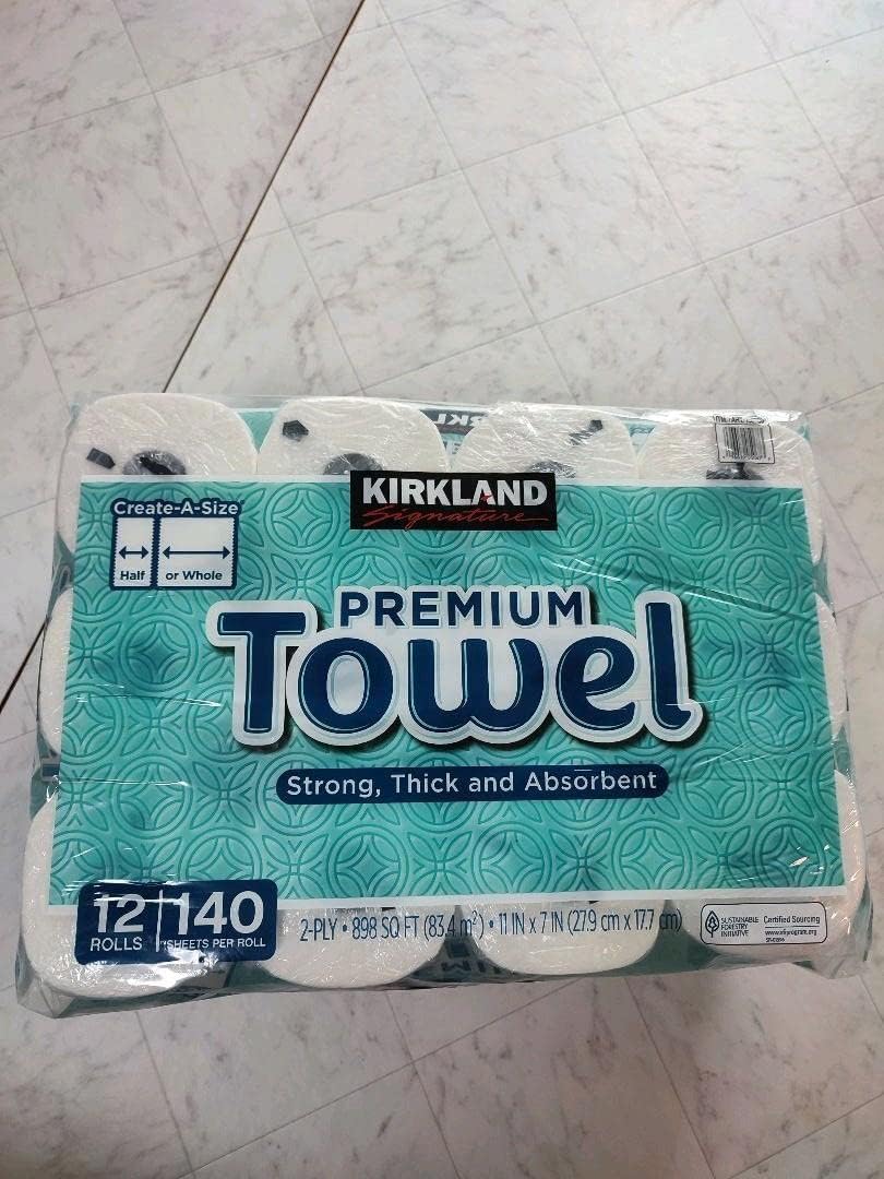 Amazon.co.jp Kirkland Signature Paper Towels 2Ply 160 Sheets x 12