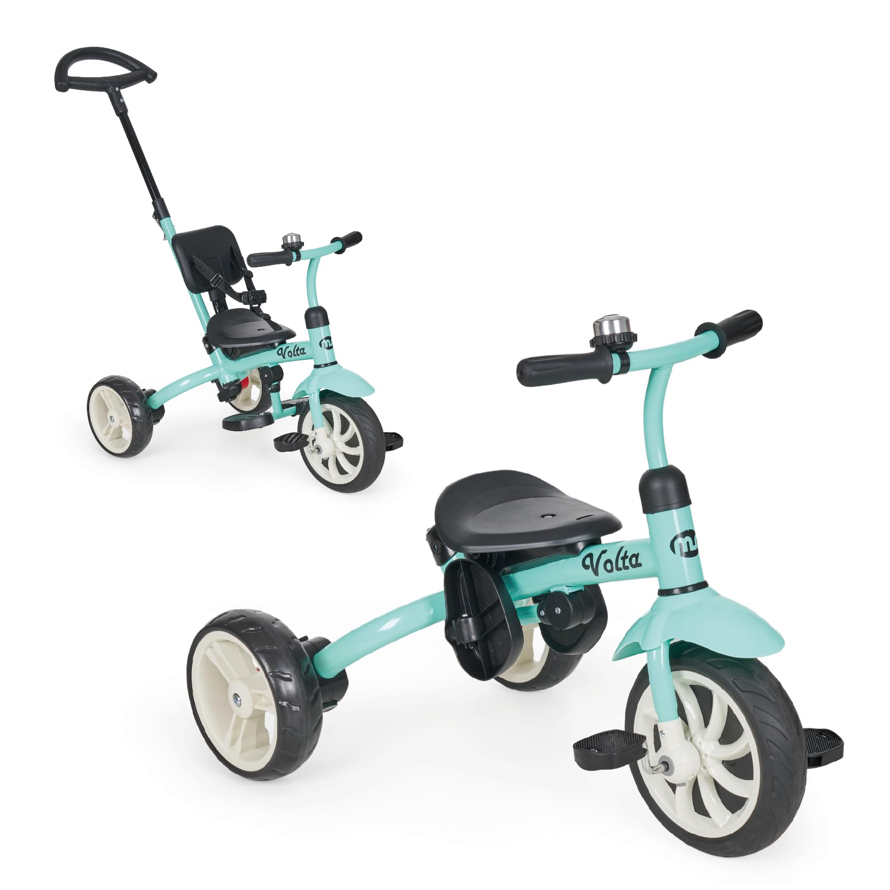MS - Triciclo Evolutivo de Bebé 5 en 1 Volta - Bicicleta Niños Desde 1 Año hasta 5 años - De Triciclo a Bicicleta con o sin Pedales – Adaptable y transformable