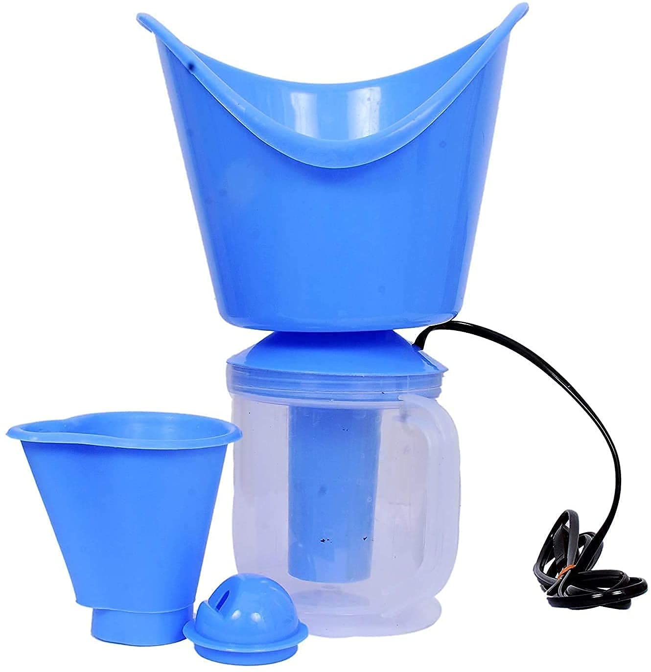 Steam Inhaler Vaporizer 3-in-1 Cough Steamer cum Vaporizer Nozzle Inhaler and Facial Sauna Virus Protection
