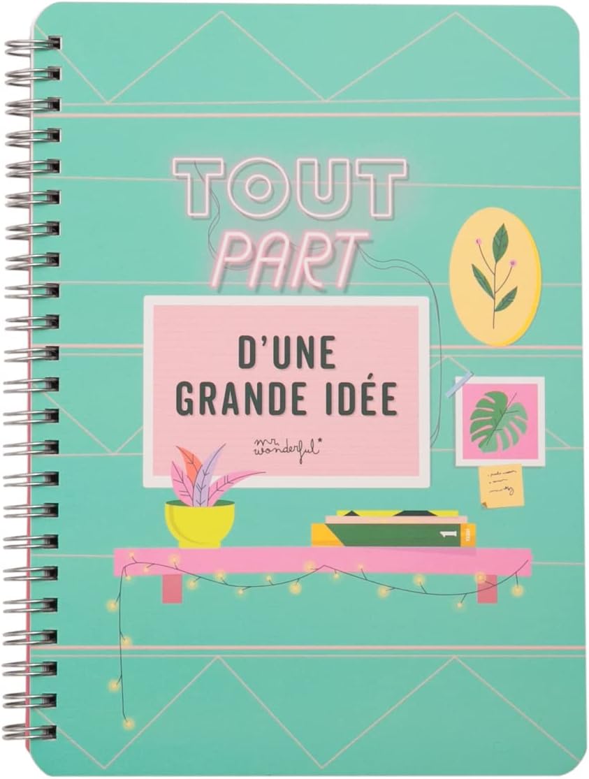 Mr.Wonderful Small notebook - everything from a great idea