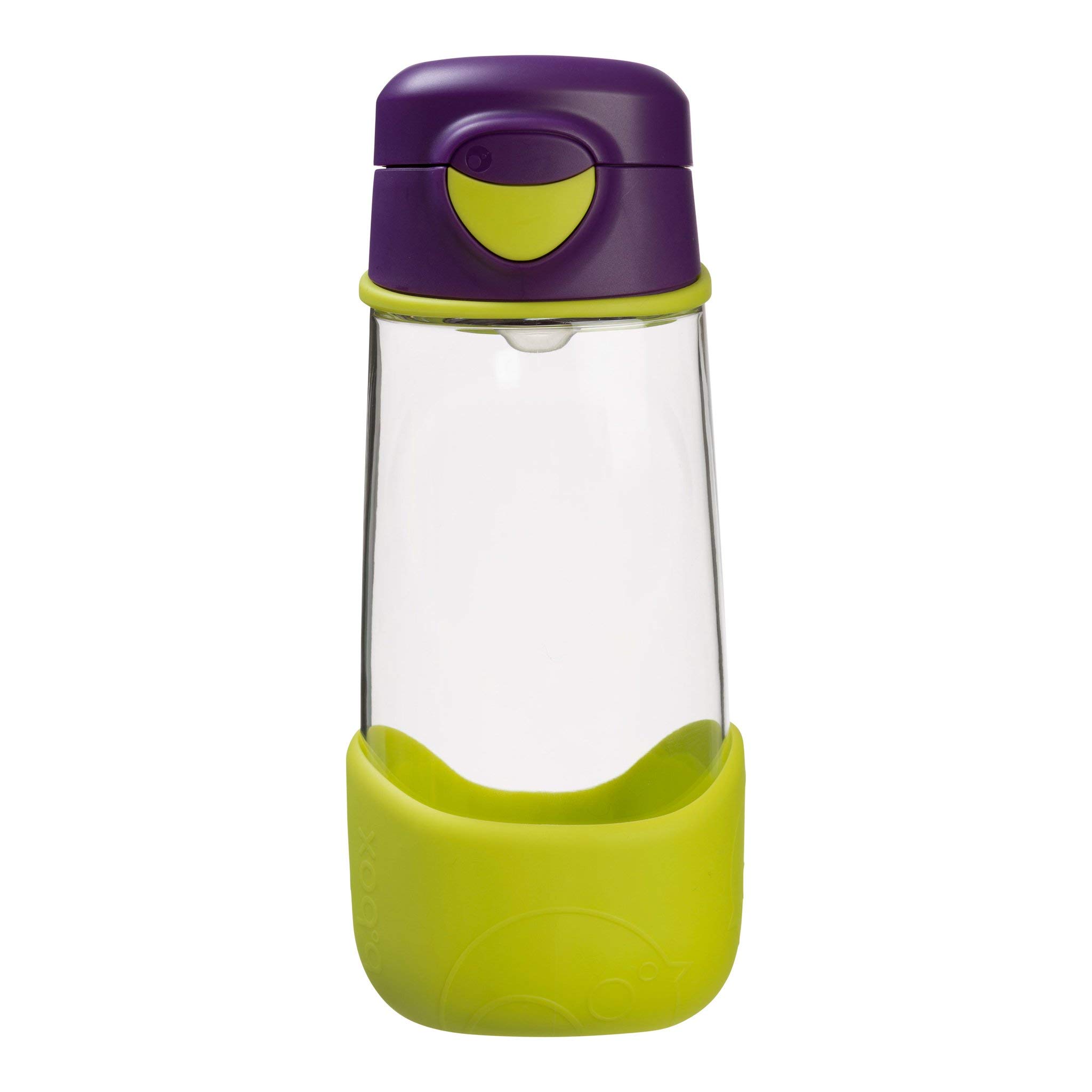 b.box15 oz Sport Spout Bottle: Kids Water Bottle with Spout and Lid for School, Sports, Travel, Daycare. Spill Proof & Leak Proof. Easy Grip Triangle Shape, Durable Tritan. BPA Free, Dishwasher Safe