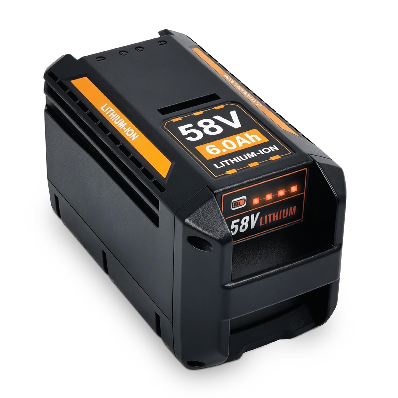 Batería de litio de 58 V y 6000 mAh, repuesto para batería Echo 58 V CBP-58V40 CBP-58V20 CBP-58V2AH CHT-58V CDST-58V CCS-58V CLM-58V, compatible con Echo 58 V MAX PRO serie herramientas eléctricas