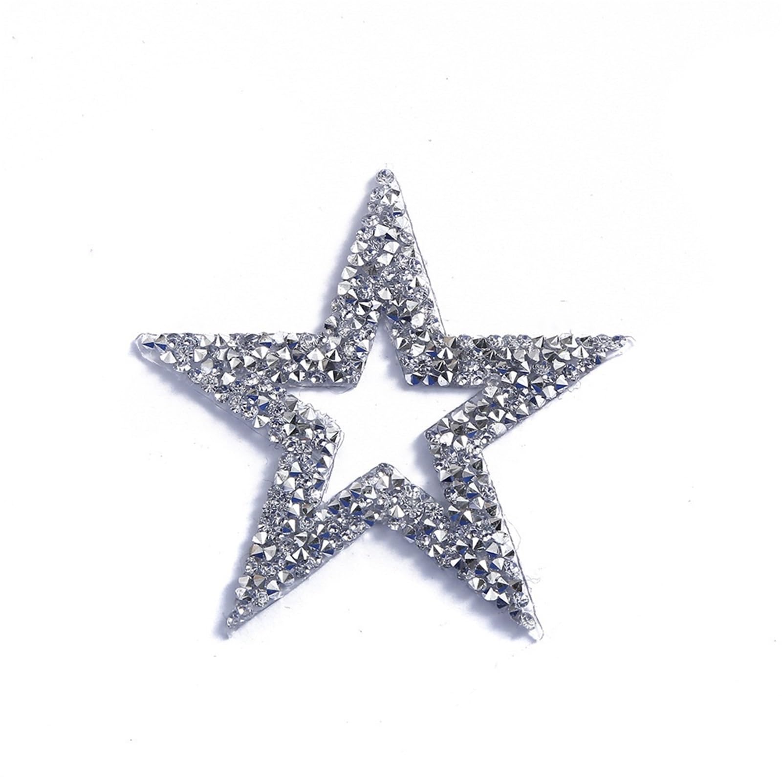 Etoile Thermocollante Patchs strass étoiles creuses 20cm/8cm/6cm, 20 pièces, paillettes à repasser sur autocollants for vêtements(16cm)