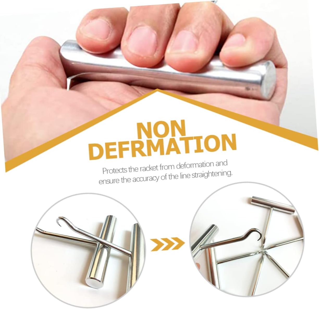 DOITOOL Tennis and Badminton Racket Stringing Tool Portable Stringing Machine Hook