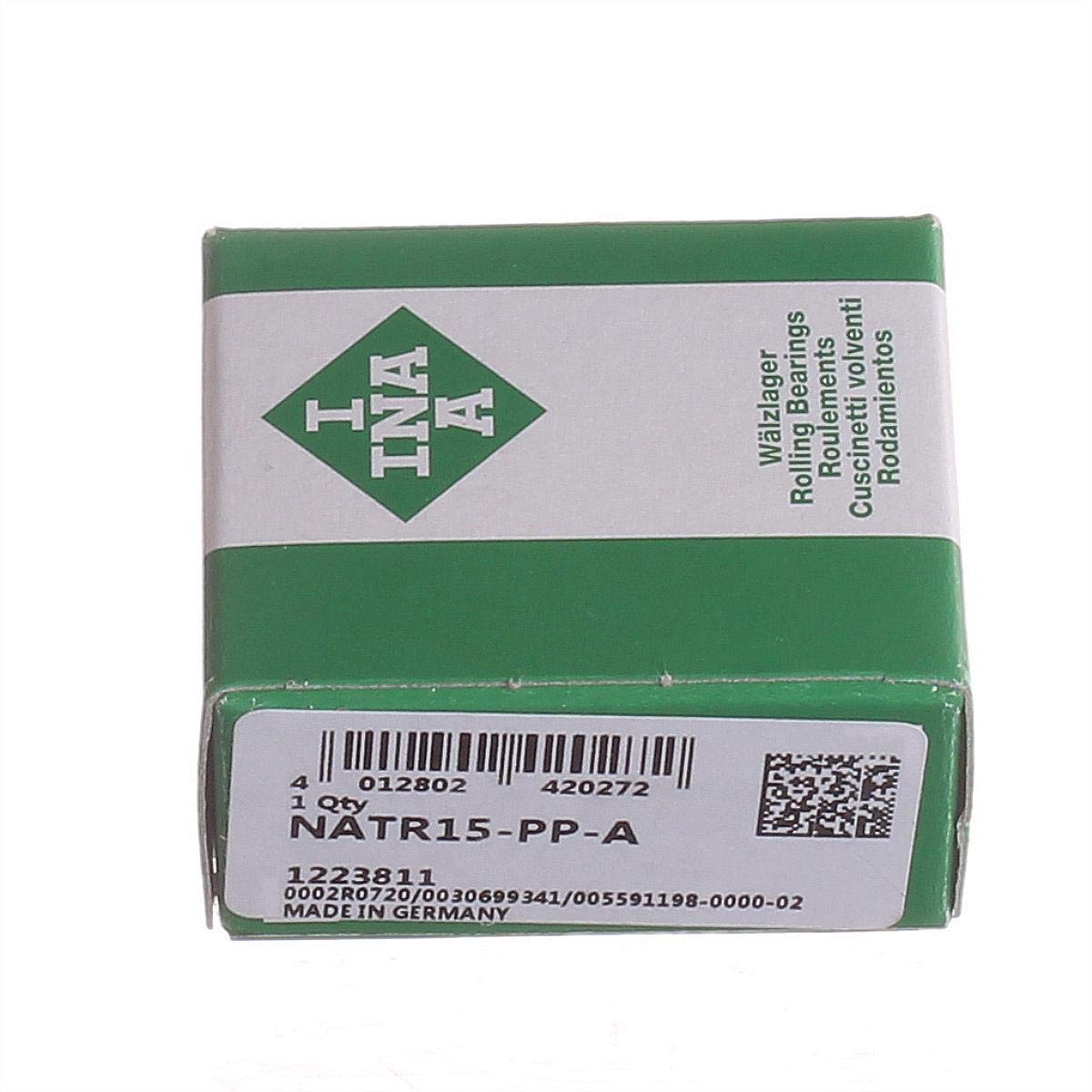 INA Stützrolle NATR15-PP-A Bohrungs-Ø 15mm Außen-Durchmesser 35mm