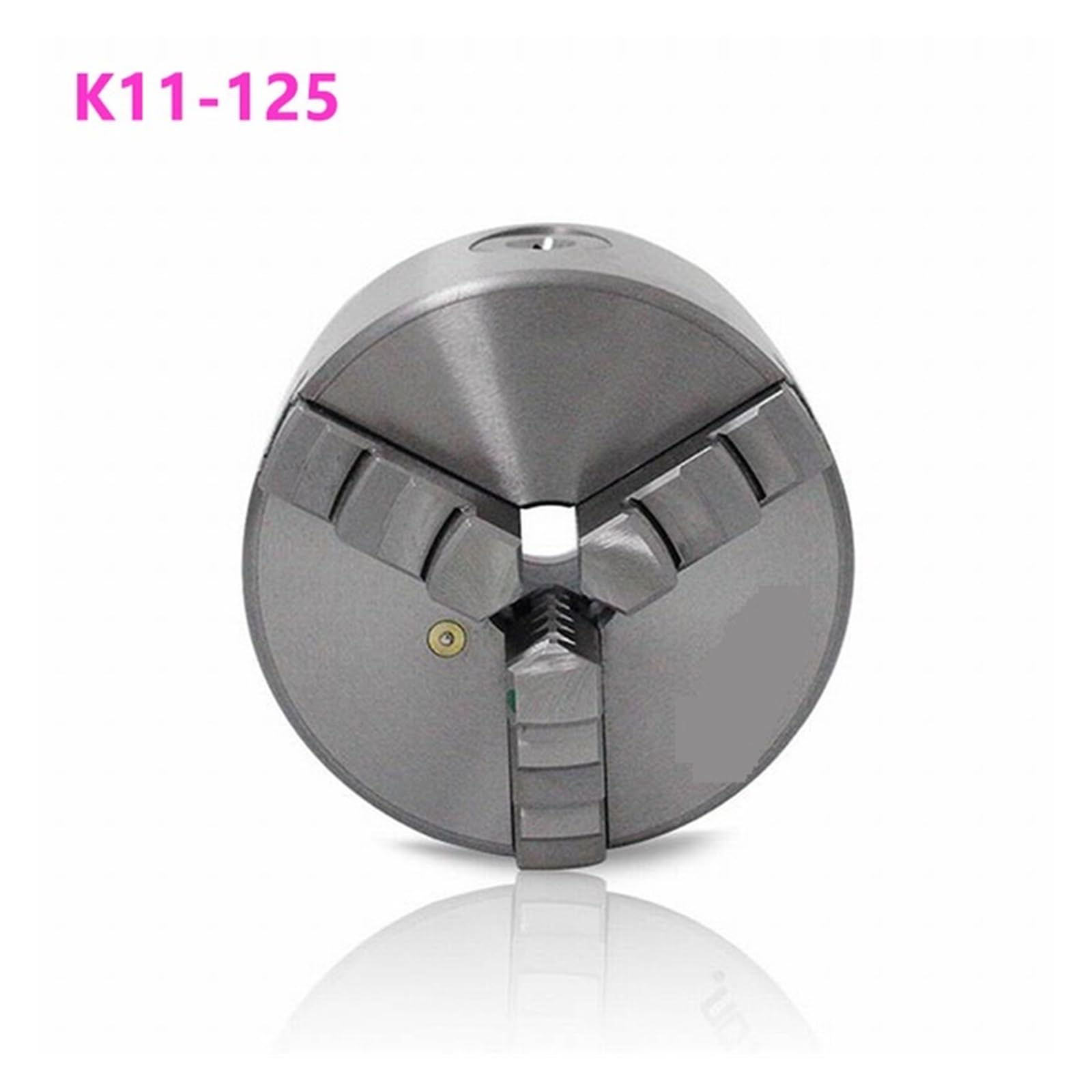 Uchwyt tokarski, 3 szczękowy uchwyt tokarski 80mm 100mm 125mm 130mm 160mm 200mm samocentrujący uchwyt metalowy CNC narzędzie do obróbki metalu do tokarek ogólnych i maszyn przemysłowych(125mm)