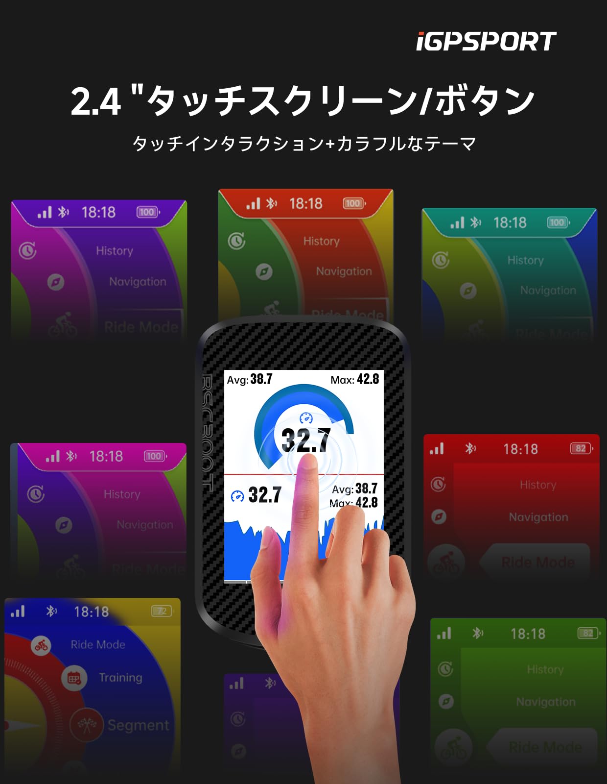 Amazon.co.jp: iGPSPORT BSC300T サイクルコンピュータ サイコン 