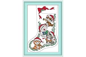 CaptainCrafts Cross Stitch Kits for Beginners