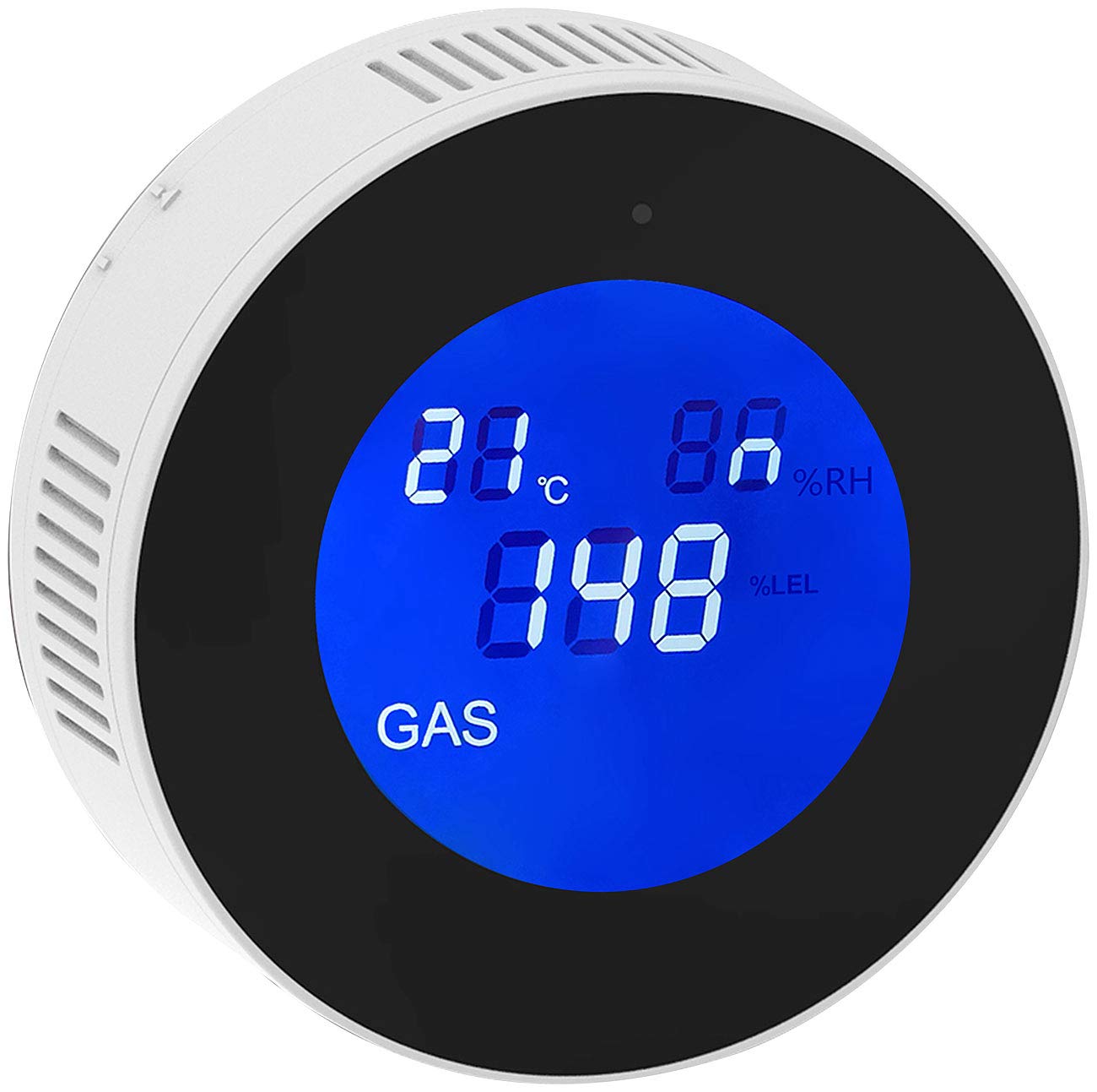 VisorTech Gassensor: 2er-Set WLAN-Multi-Gasmelder, mit App & Sprachansage (Gaswarner Erdgas, Gasmelder WiFi, Kfz)