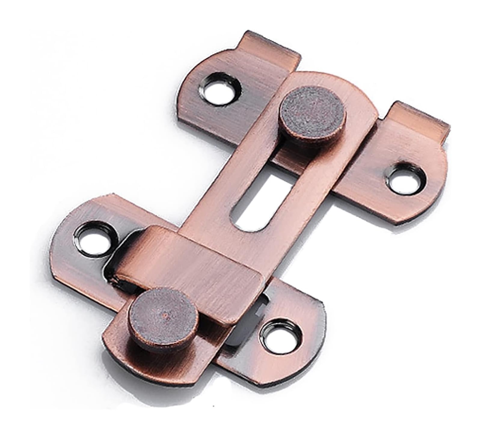 Door Lock Bolt, Stainless Steel Sliding Bolt Door Lock Latch for Cabinet Hardware Multicolor(Red Patina)