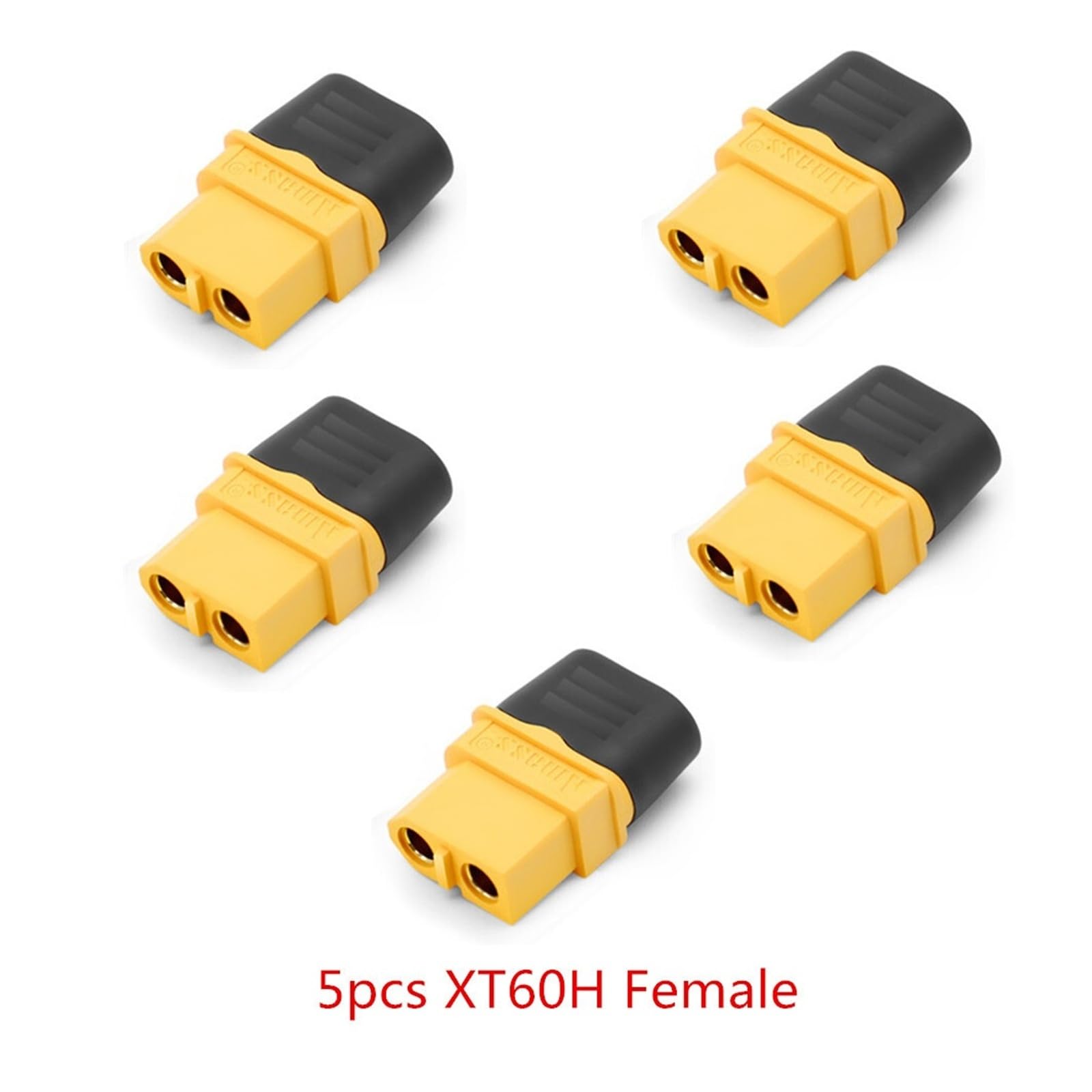 5/10 par XT60H złącze męskie żeńskie z Sheath do RC LiPo Battery Drone Car Airplane (5 szt. XT60H żeński)