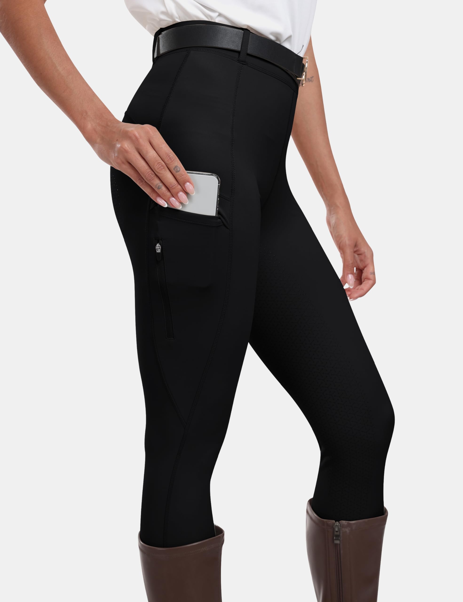MoFiz Culottes D'équitation Femme - Pantalon - Slim - Femme