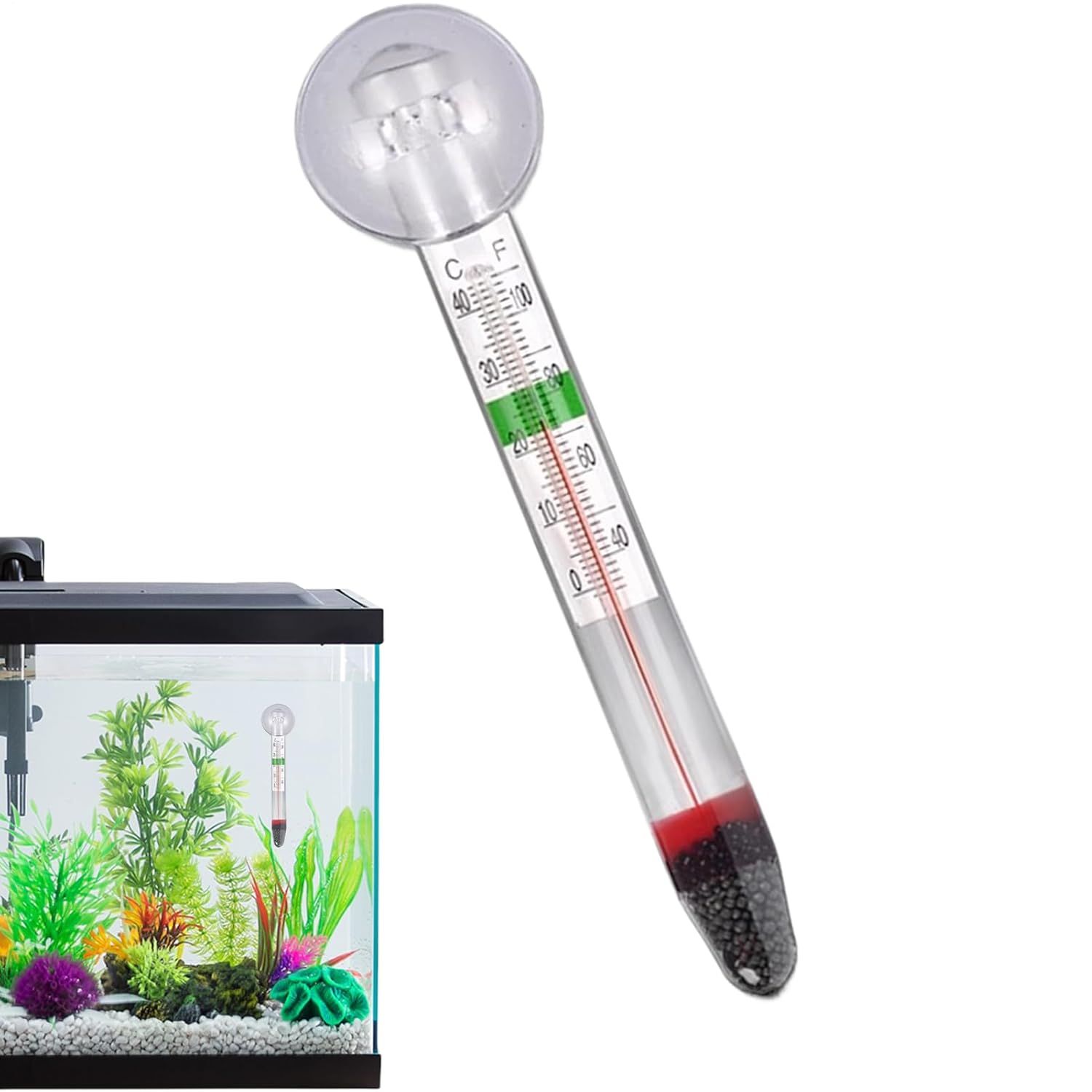 Water Thermometers | Digital Thermometers for Fish Tank,High-Precision Tester with Clear Easy-to-Read Design for Freshwater Saltwater Reptile Environments - Image 9