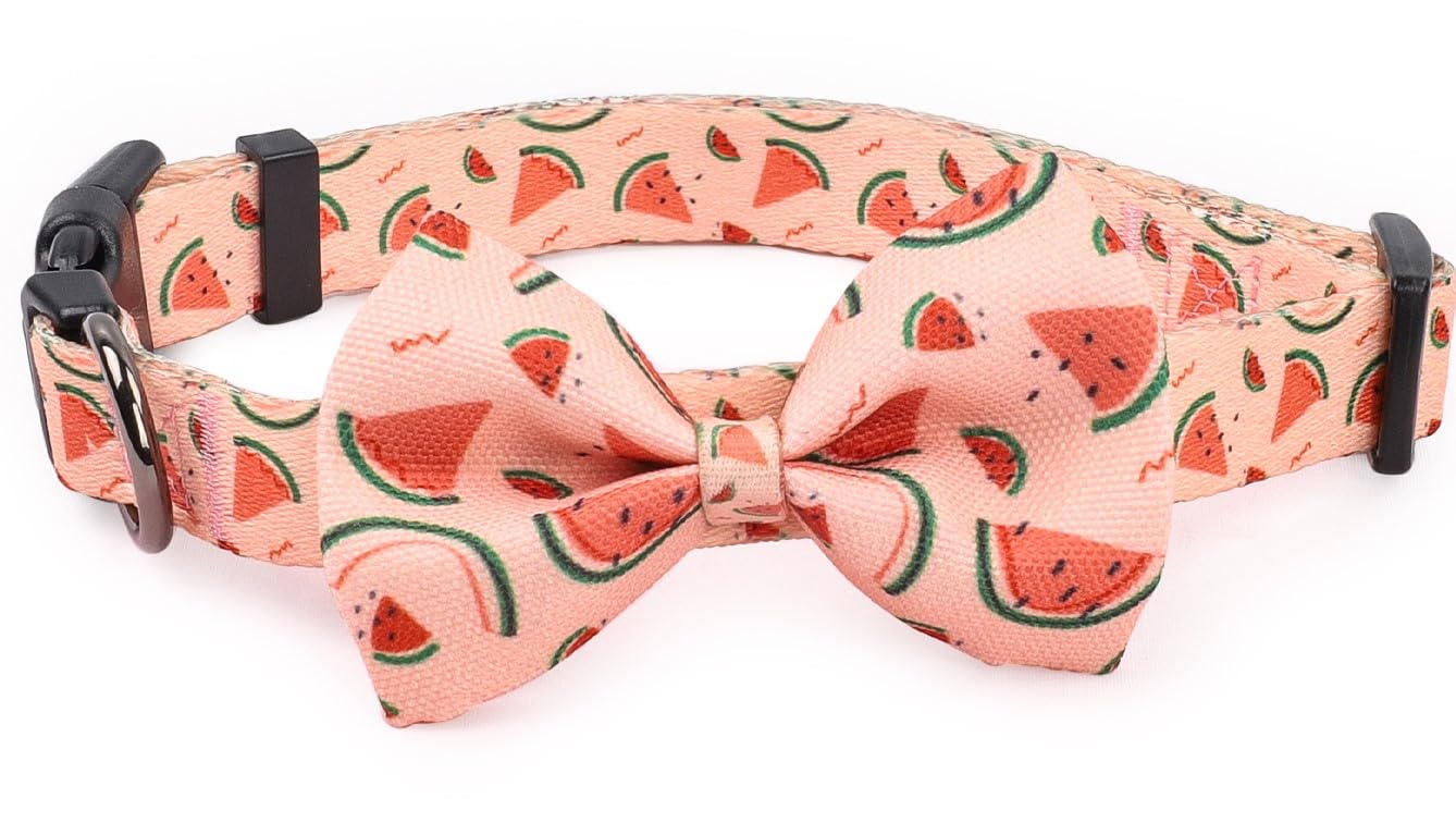COSYHOMELONDON patterned Dog Collar with Bowtie - Image 2