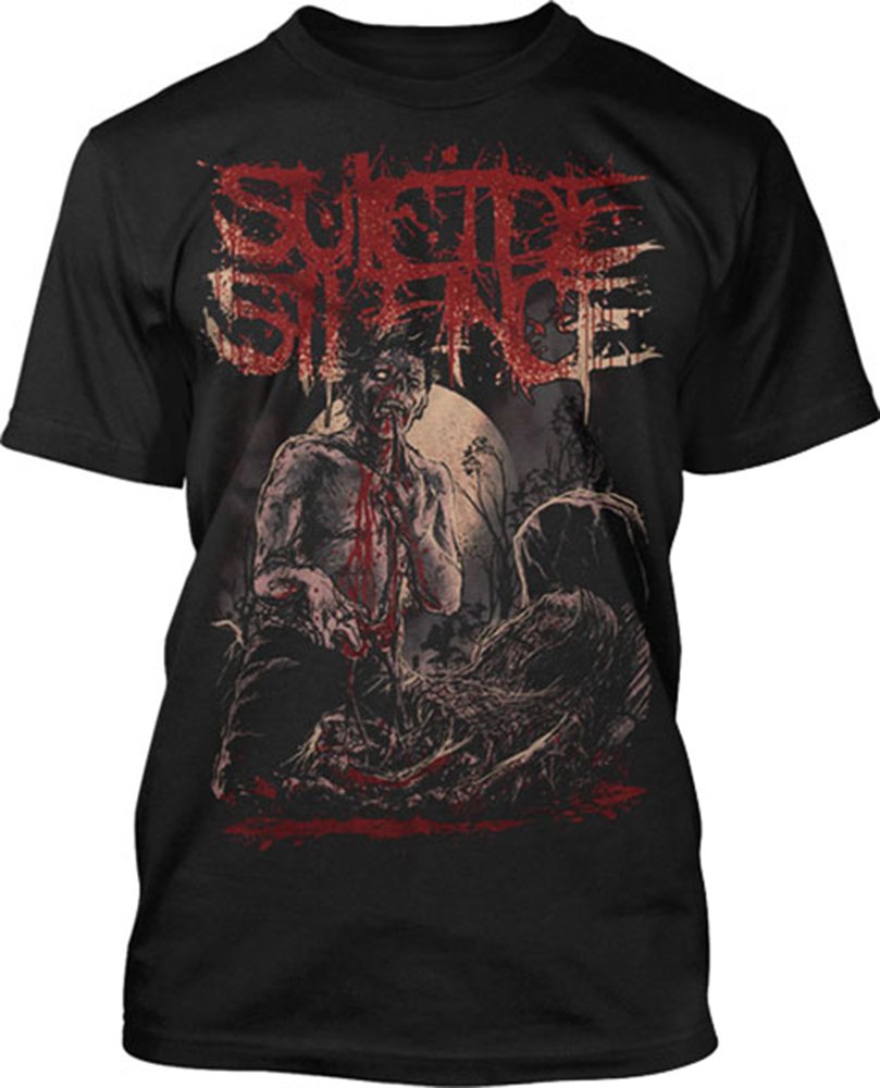 Suicide Silence Grave T-Shirt - Black (BlackLarge)