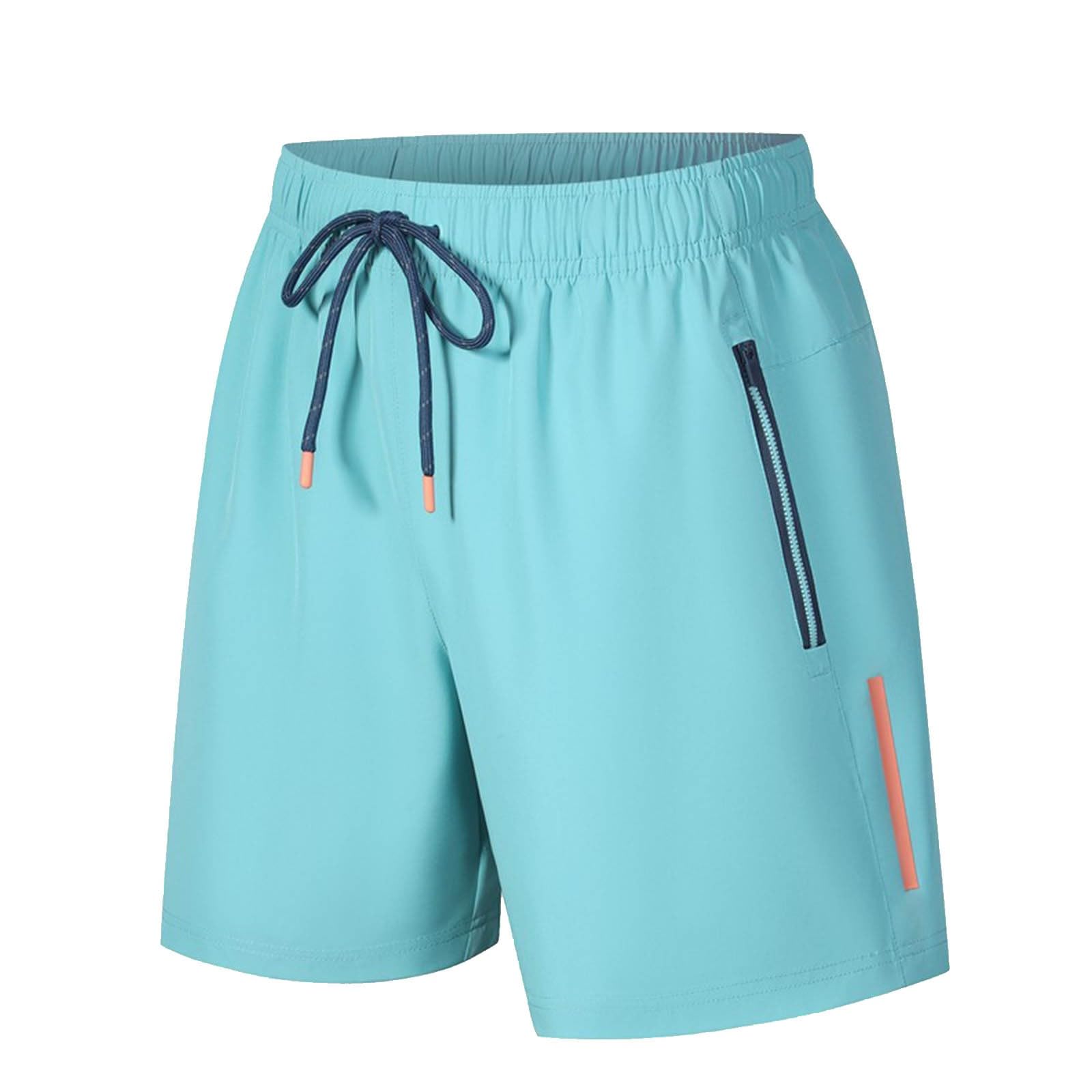 Mens Athletic Running Shorts Quick Dry Workout Shorts Lightweight Casual Drawstring Sports Gym Basketball Shorts