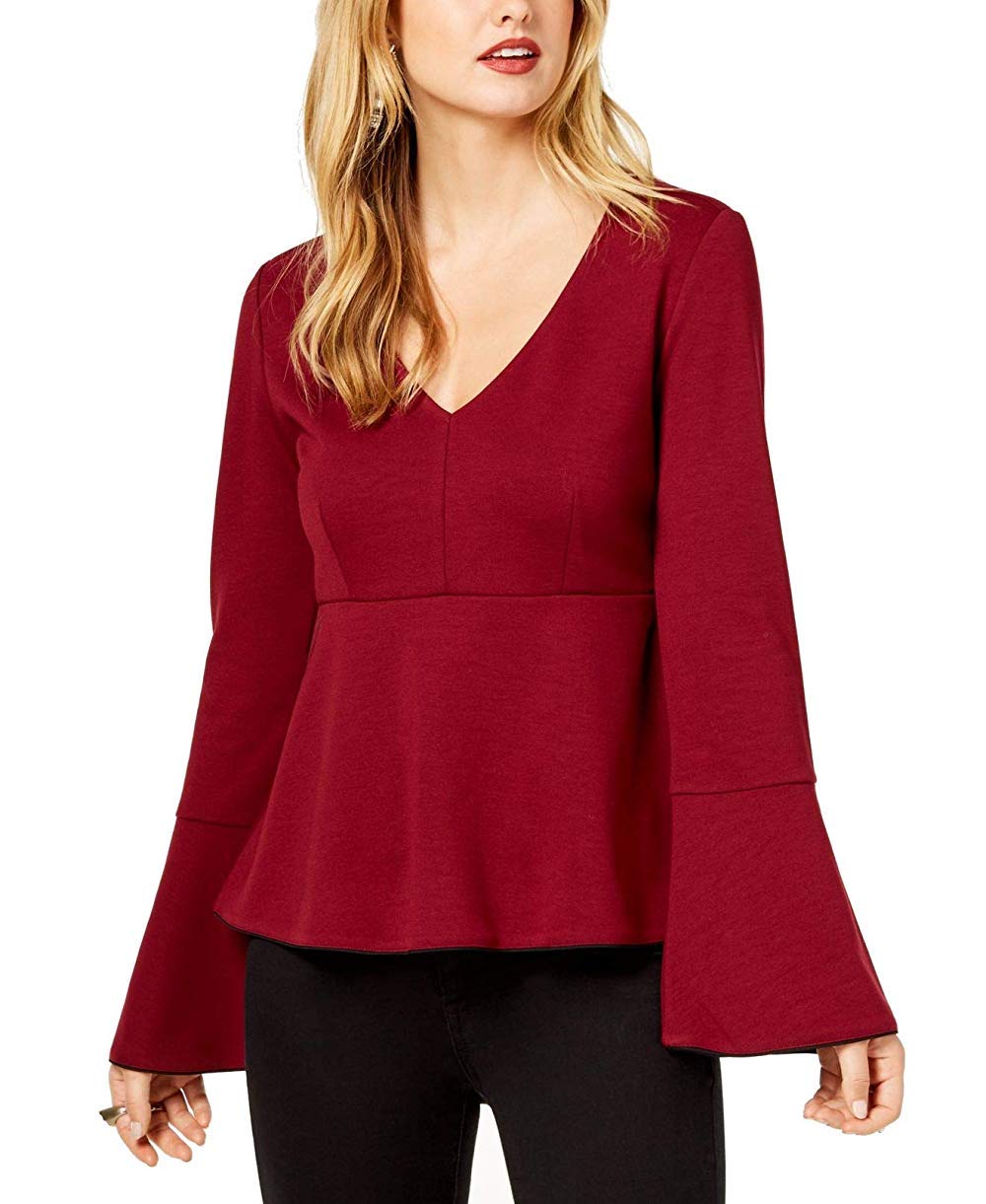RACHEL ZOEWomens Solid Pullover Blouse