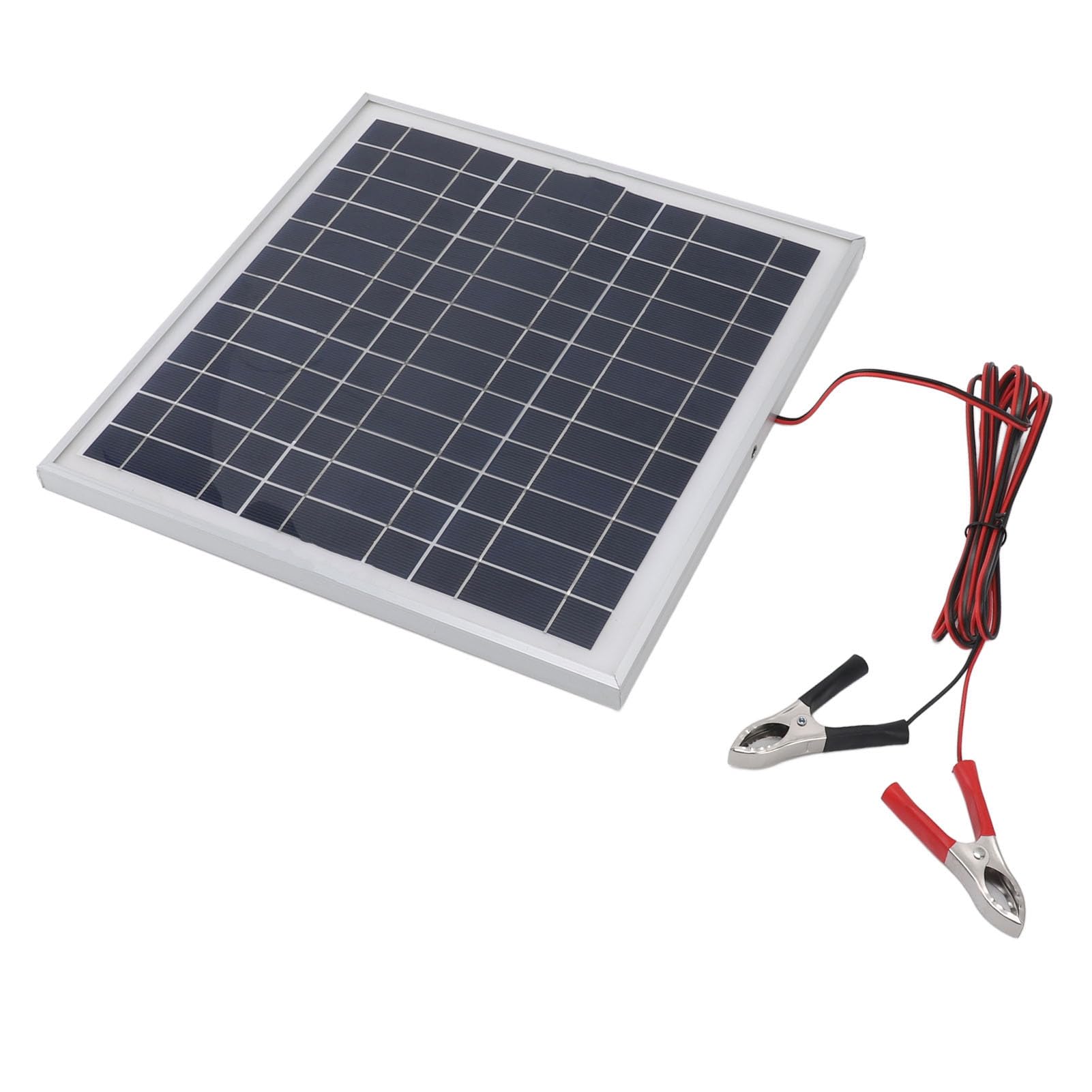 GLOGLOW Panneau Solaire Portable 50 W, Silicium Monocristallin, Chargement Extérieur pour le Camping et la Randonnée, Léger avec Cadre en Aluminium et Câble de 9,8 Pieds