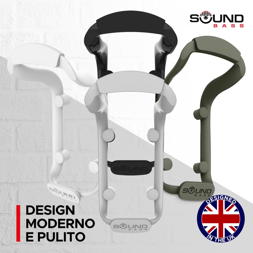 Sound bass staffa da parete per altoparlante Move, resistente alle intemperie, compatibile con Sonos Move e Move 2, con accessori di montaggio inclusi (Move 2 - Bianco)
