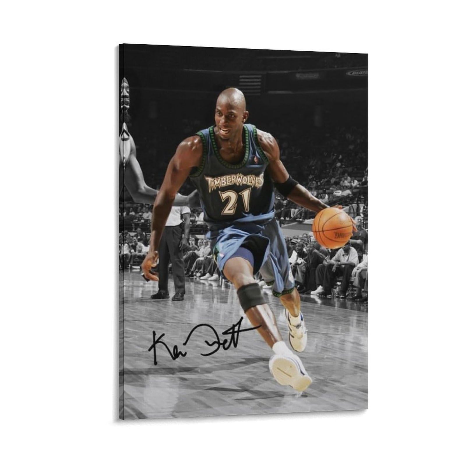 ASUIU Kevin Garnett Canvas Poster Poster Painting Canvas Wall Art Living Room Posters Painting 08x12inch(20x30cm)