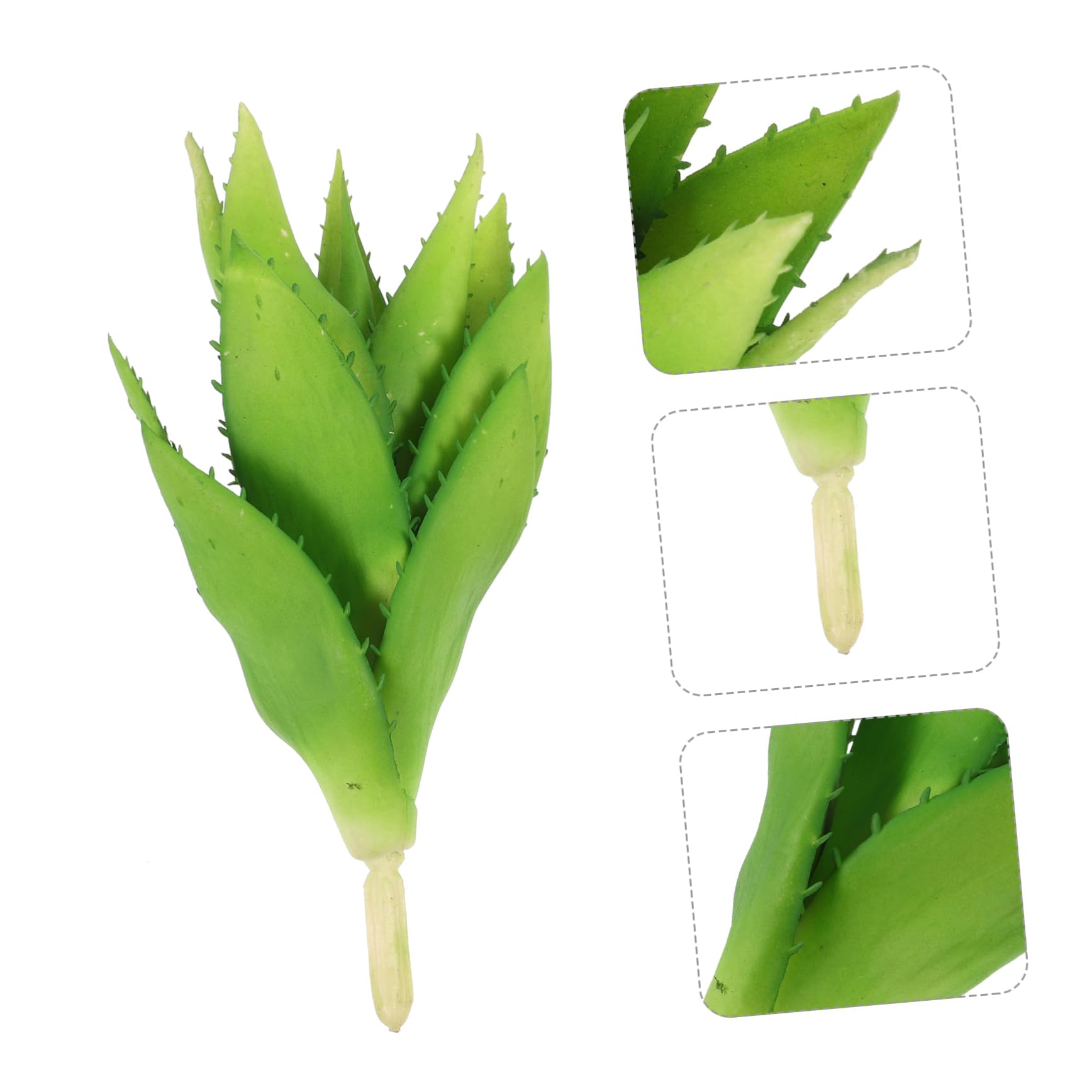 VANZACK 4 Pezzi Fucenti Succulente Piante Finte Coperto Camera Piante Grasse Artificiali Di Grandi Dimensioni Impostore Impianti Pianta Finta Da Esterno Plastica Green