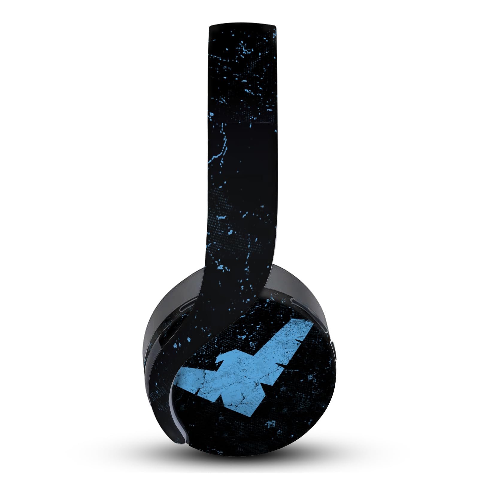 Head Case Designs Officially Licensed Batman DC Comics Nightwing Logos and Comic Book Vinyl Sticker Skin Decal Cover Compatible with Sony PlayStation PS Pulse 3D Headset