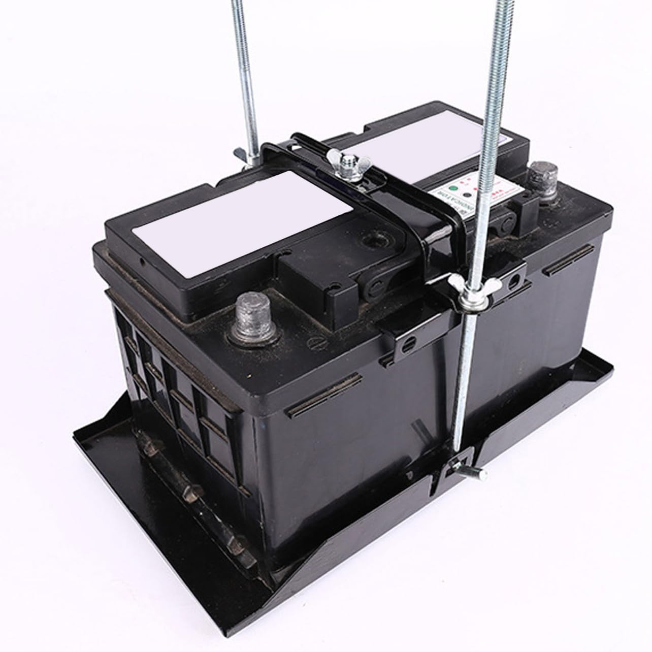 Support Fixation Batterie Voiture Antirouille Maintien Sécurisé pour Batteries Automobiles Résistant et Stable Adapté Transport Conduite