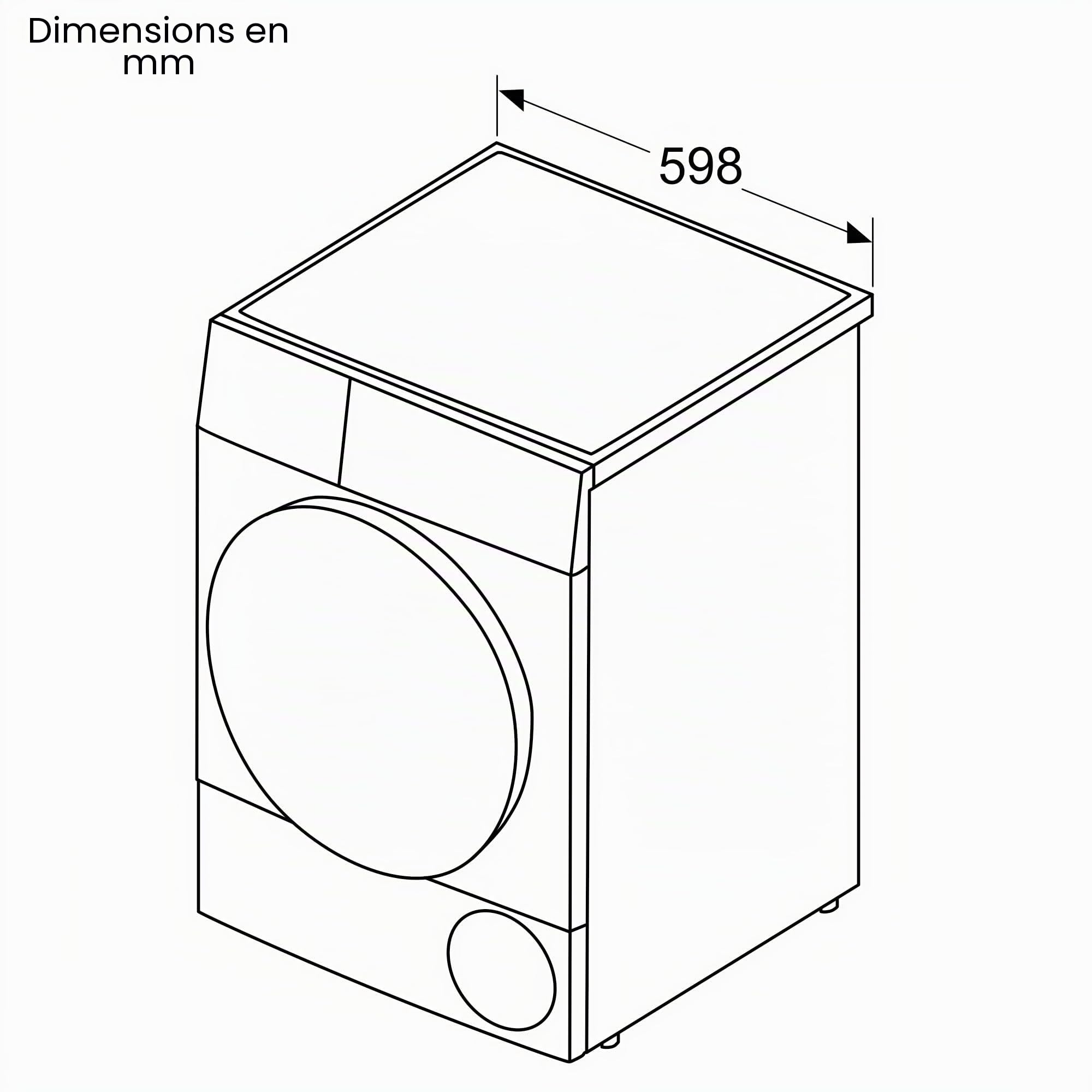 Siemens WT43HV03 iQ300 Sèche-linge pompe à chaleur 7 kg AutoDry easyClean