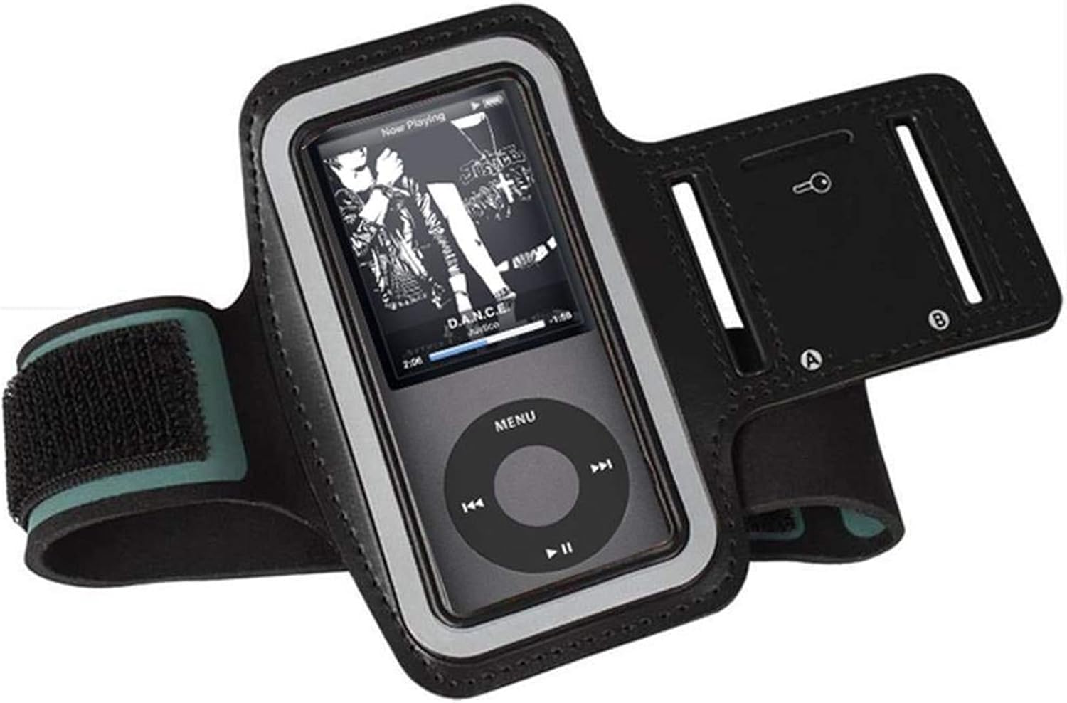 CCHKFEI Brassard de Sport réglable pour lecteurs MP3, résistant aux Rayures avec résistant à la Transpiration et Respirant pour Lecteur MP3 Convient pour Votre entraînement