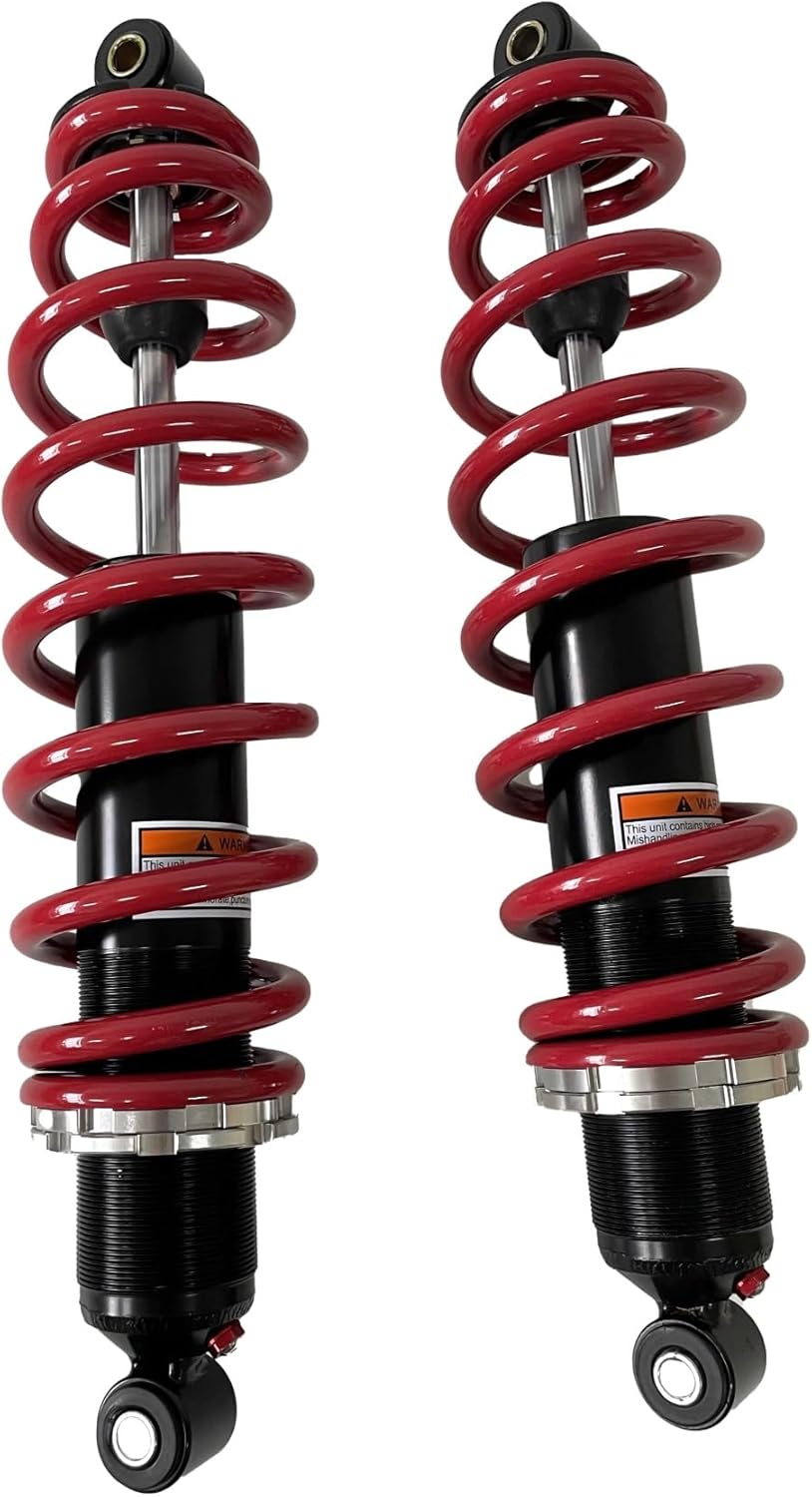 Shocks Dirt Bike For 2 Pcs Red Spring Rear Gas Shocks s Ra&nger 500 800 Replaces OEM# 7042333 & 7043491