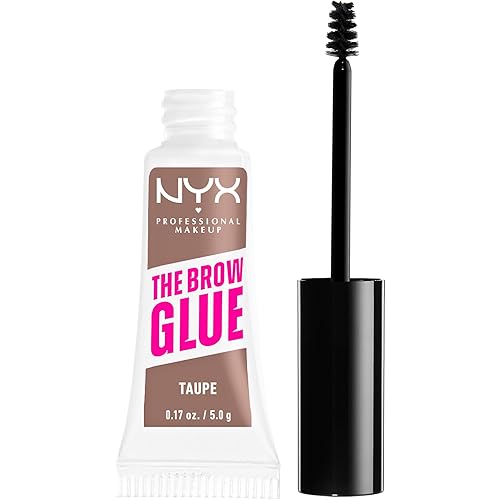 NYX PROFESSIONAL MAKEUP The Brow Glue, Extreme Hold Tinted Eyebrow Gel - Taupe
